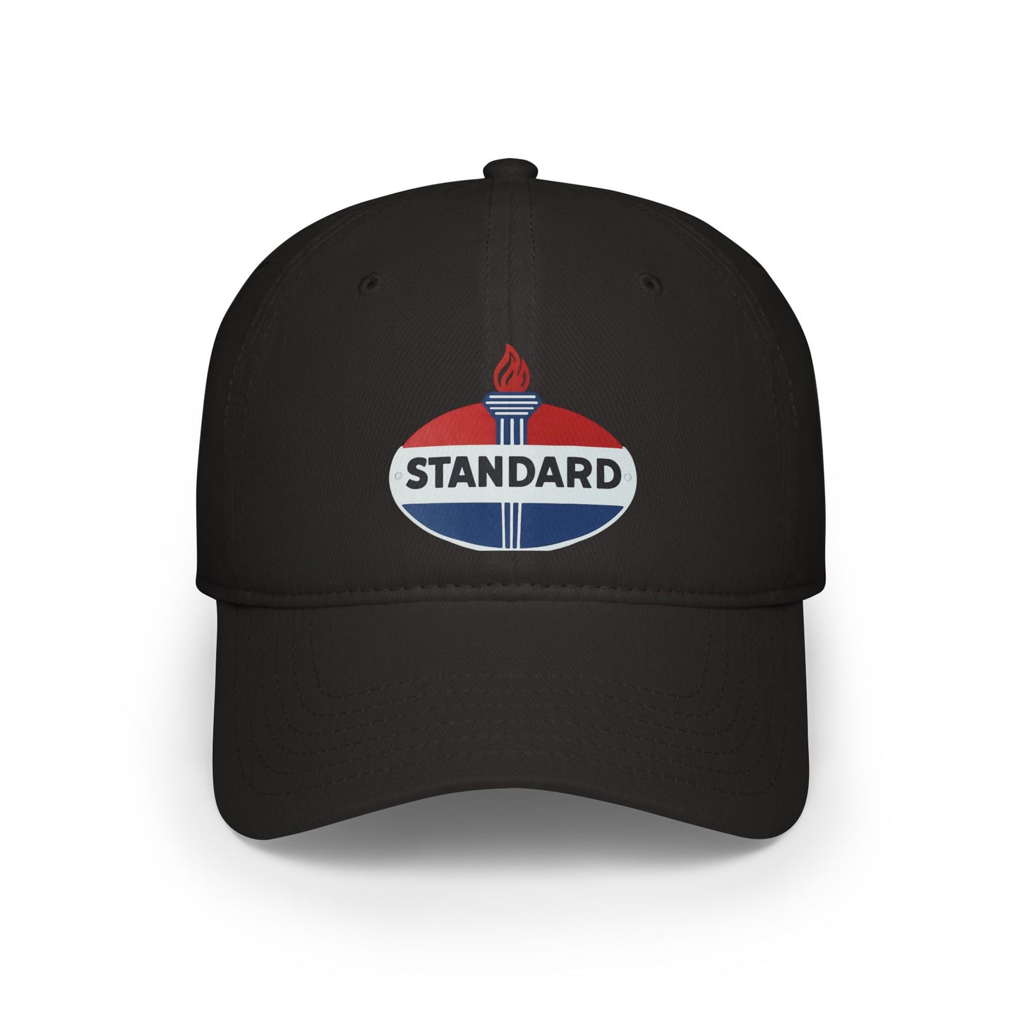 Vintage Style Low Profile Baseball Cap with Standard Logo, Perfect for Casual Outings, Cap Gift, Summer Hat, Outdoor Activities