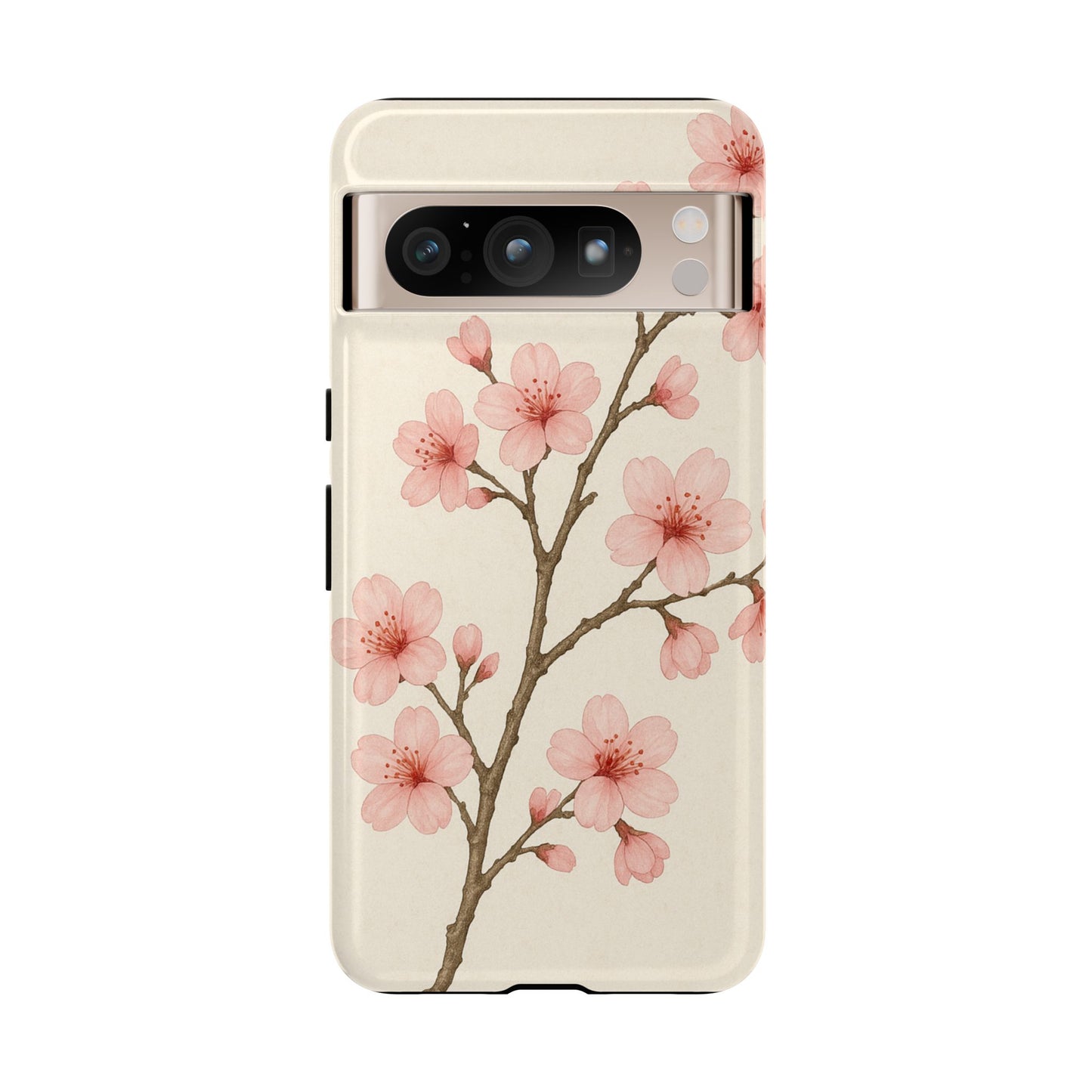 Cherry Blossom Phone Case, Floral Phone Cover, Tough Case for Gifts, Spring Decor, Cute Tech Accessories, Nature Lover's Gift