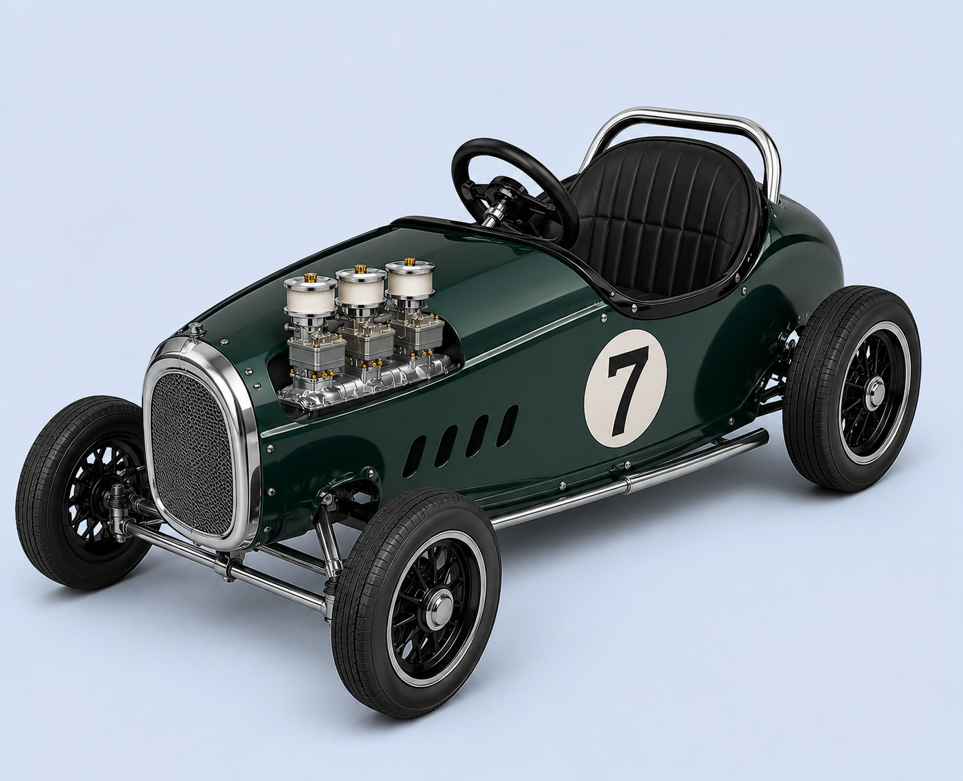 INTAKE MANIFOLD WITH ROUND AIR CLEANERS for pedal cars