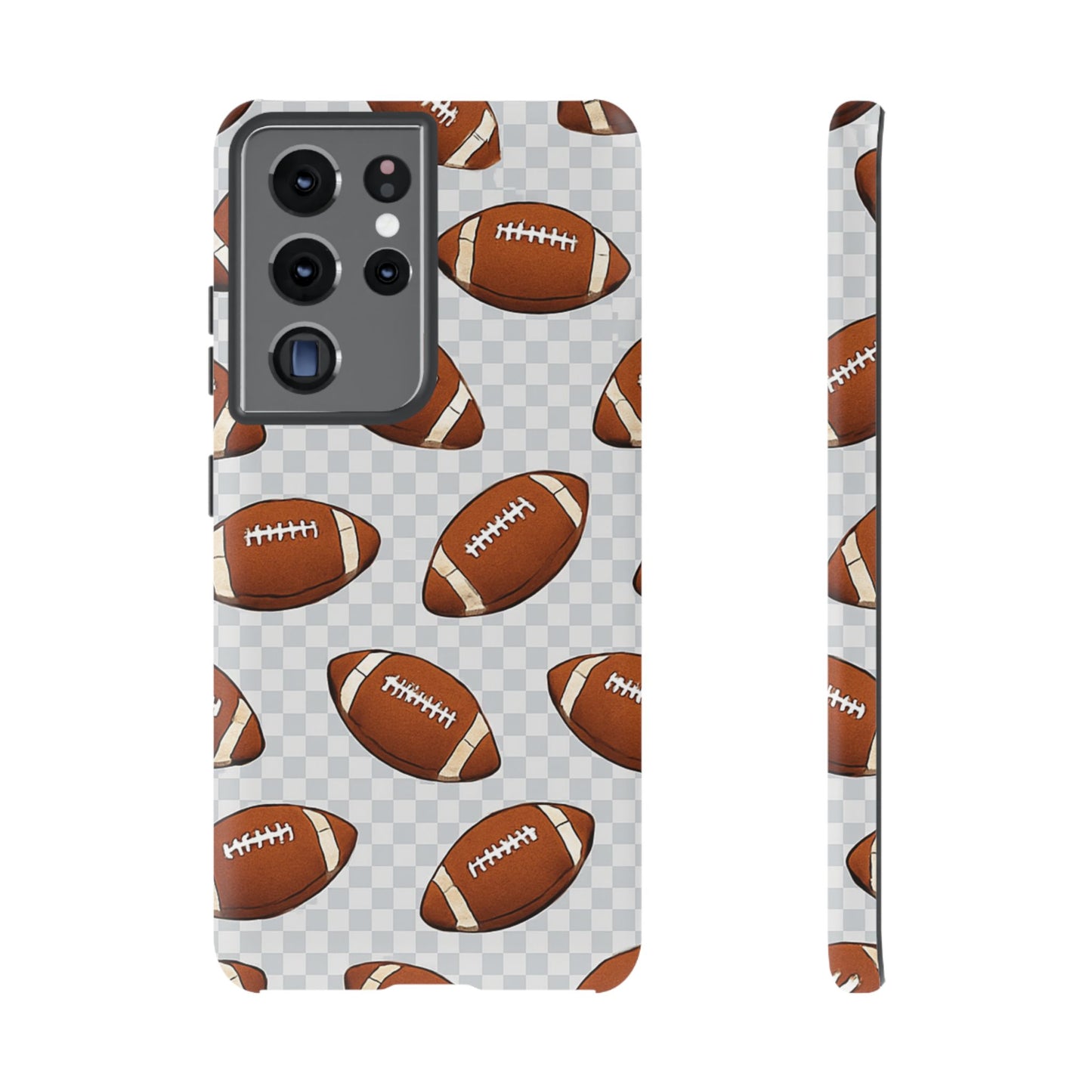 Football Phone Case, Tough Cases for Sports Fans, Unique Gift for Football Lovers, Protective Decor, Athletic Accessories