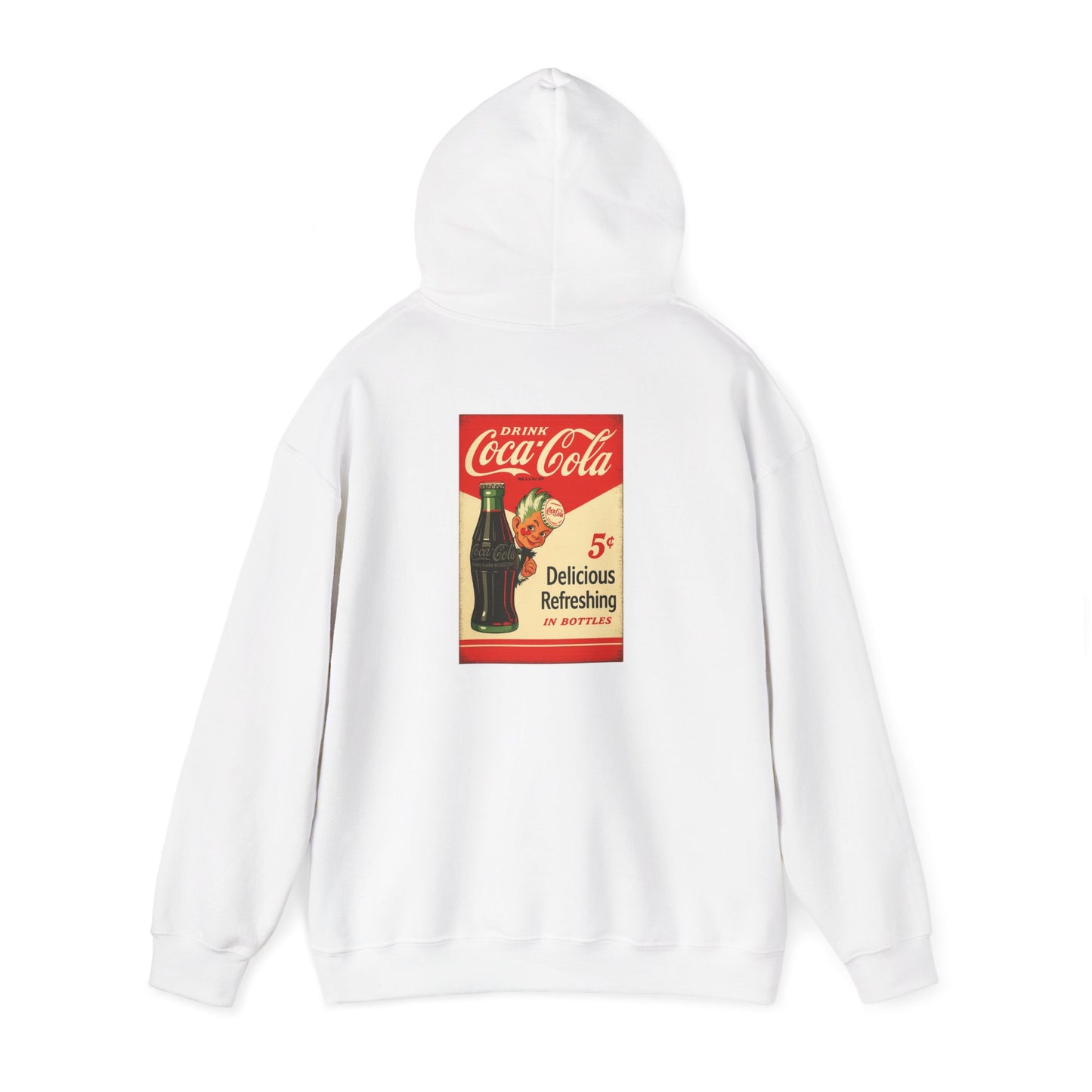 Vintage Coca-Cola Hoodie, Retro Sweatshirt Gift, Unisex Casual Wear, Perfect for Nostalgia Lovers, Ideal for Everyday Use