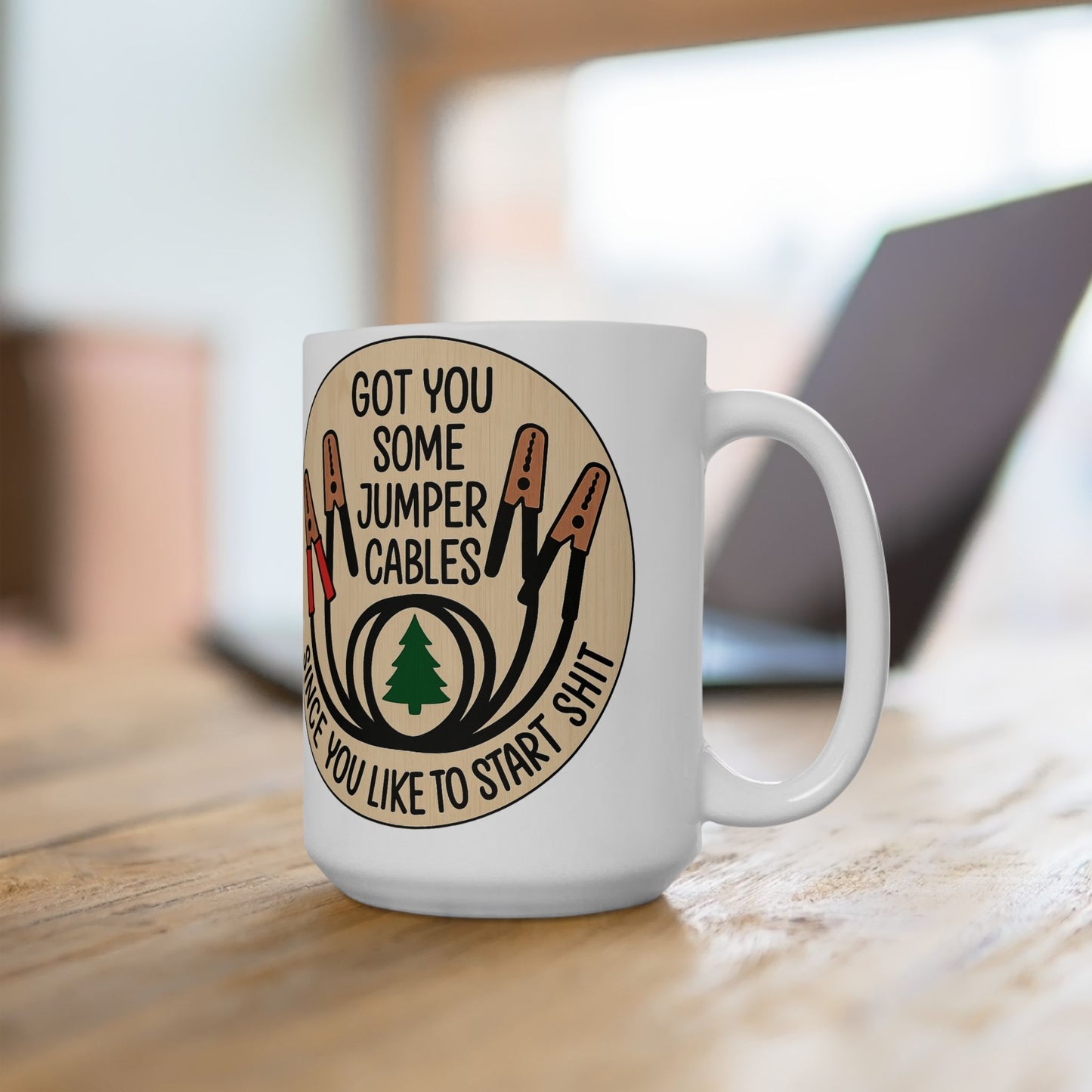 Humorous Ceramic Mug for Car Lovers, Funny Gift for Mechanics, 11oz or 15oz, Birthday, Father's Day, Coffee Cup