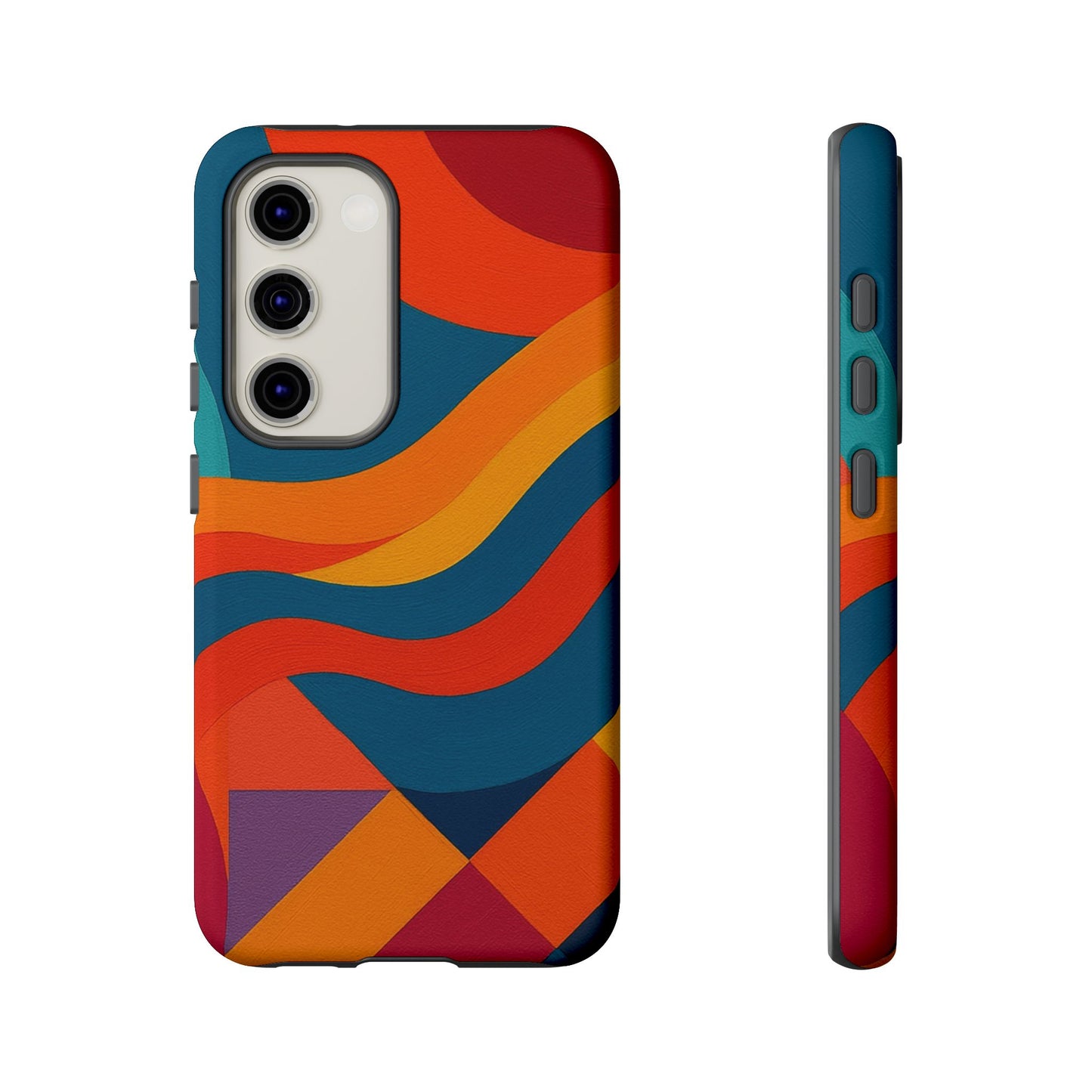 Vibrant Phone Case, Abstract Design Cover, Tough Cases for All Occasions, Stylish Gift for Tech Lovers, Modern Phone Accessories