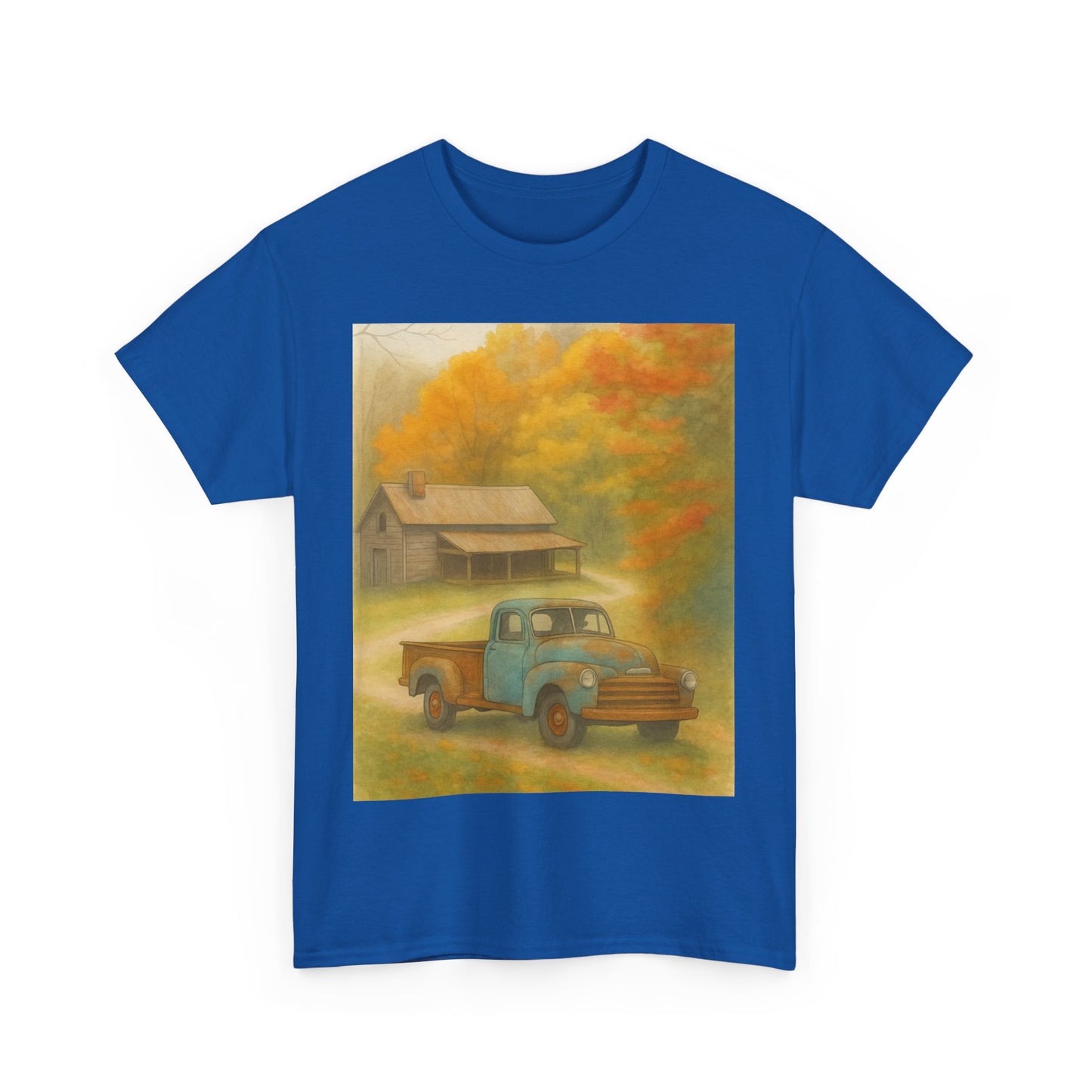 Autumn Vintage Truck Tee | Cozy Fall Apparel, Gift for Him, Harvest Style, [...]