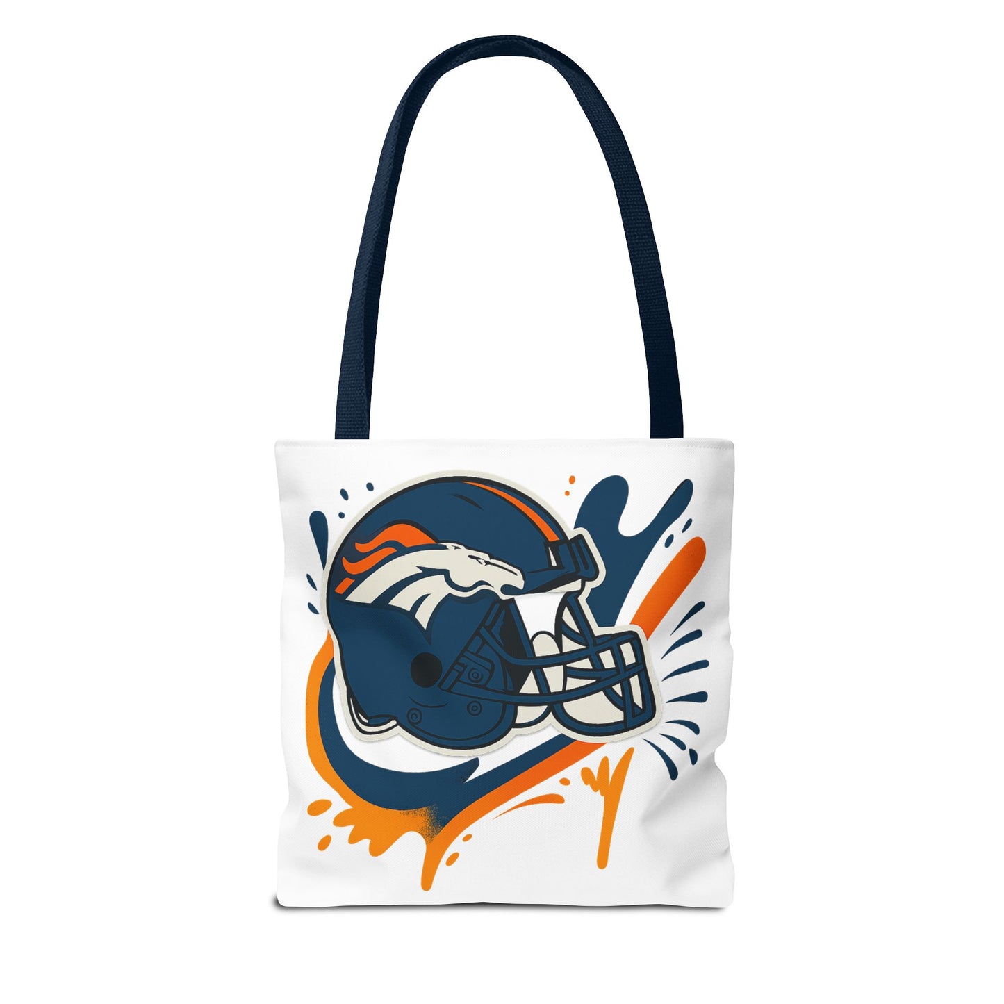 Denver Broncos Sports Tote Bag, Game Day Tote, Football Fan Gift, NFL Accessories, Team Spirit Bag, AOP Design