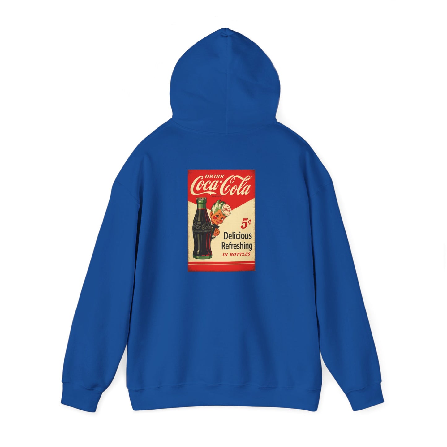 Vintage Coca-Cola Hoodie, Retro Sweatshirt Gift, Unisex Casual Wear, Perfect for Nostalgia Lovers, Ideal for Everyday Use