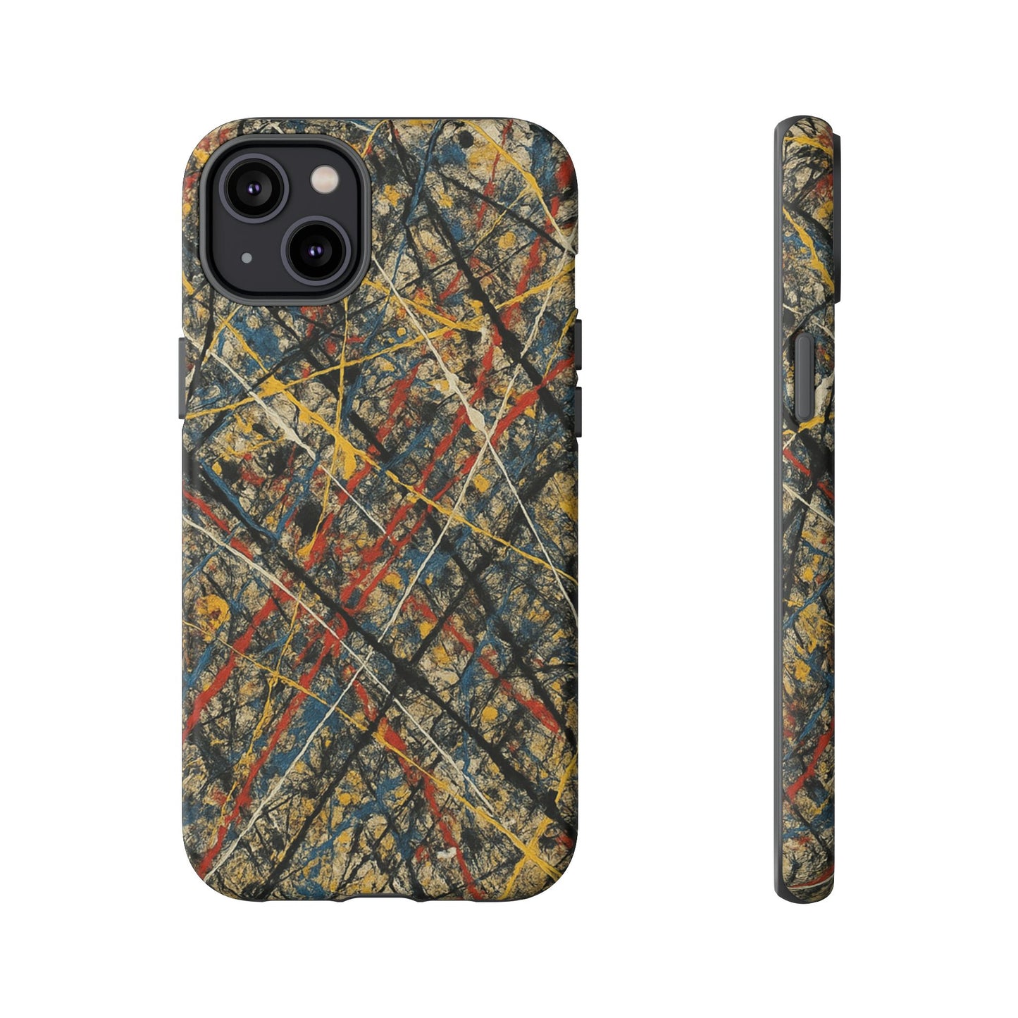 Tough Cases Phone Case - Bold Abstract Design, Stylish Mobile Cover, Unique Gift for Him/Her, Durable Accessory, Trendy Protection