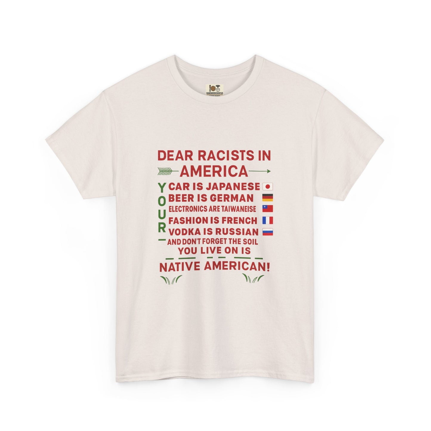 Cultural Awareness Tee, Unisex Heavy Cotton Tee, Anti-Racist Shirt, Social Justice Clothing, Statement T-Shirt, Gift for Activists