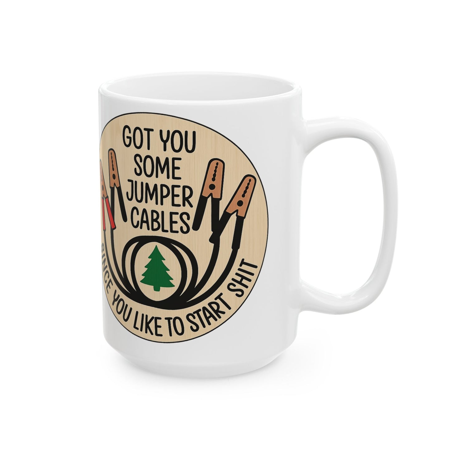 Humorous Ceramic Mug for Car Lovers, Funny Gift for Mechanics, 11oz or 15oz, Birthday, Father's Day, Coffee Cup