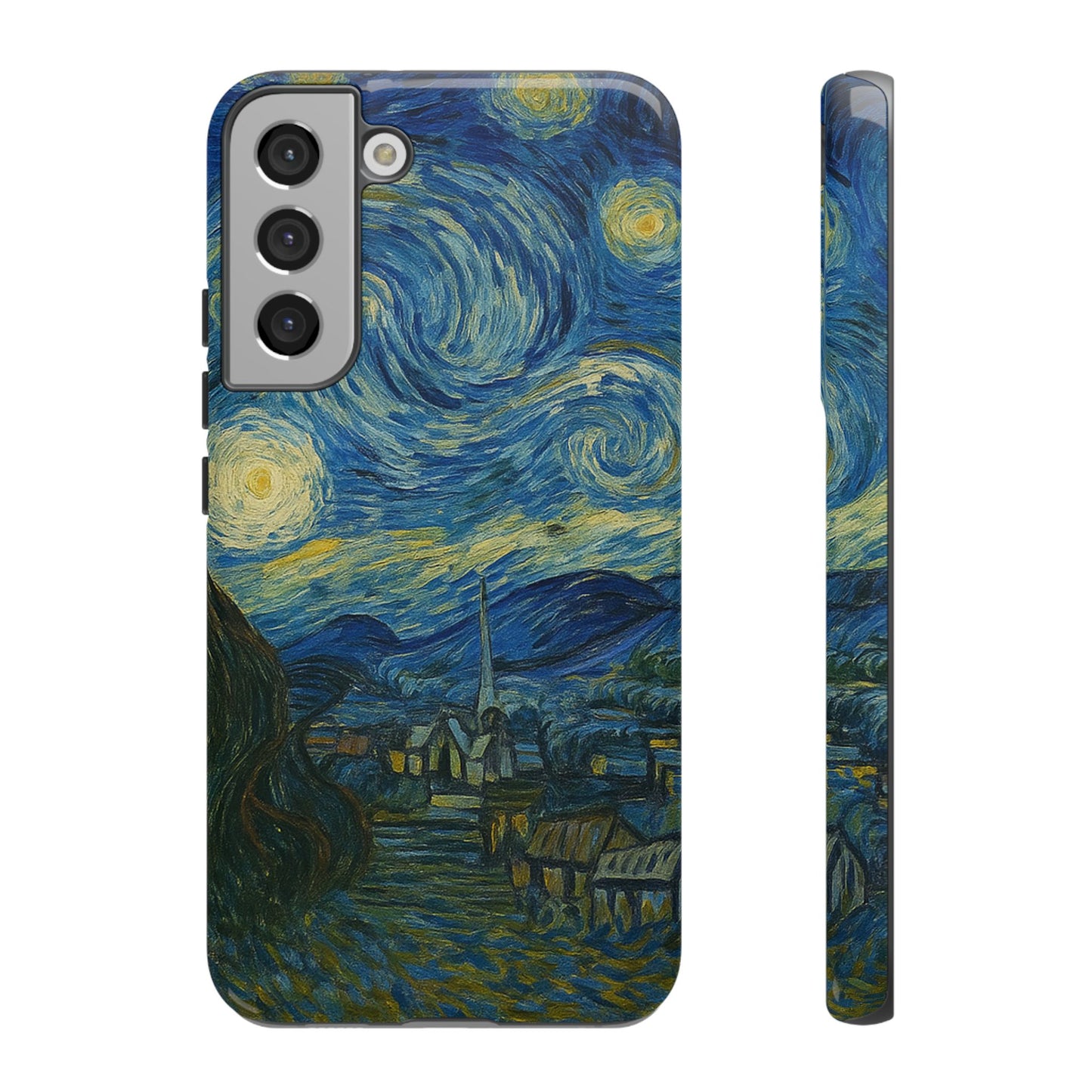 Starry Night Phone Case, Artistic Cell Phone Cover, Gift for Art Lovers, Unique Phone Accessory, Birthday Gift for Him/Her, Tough Cases
