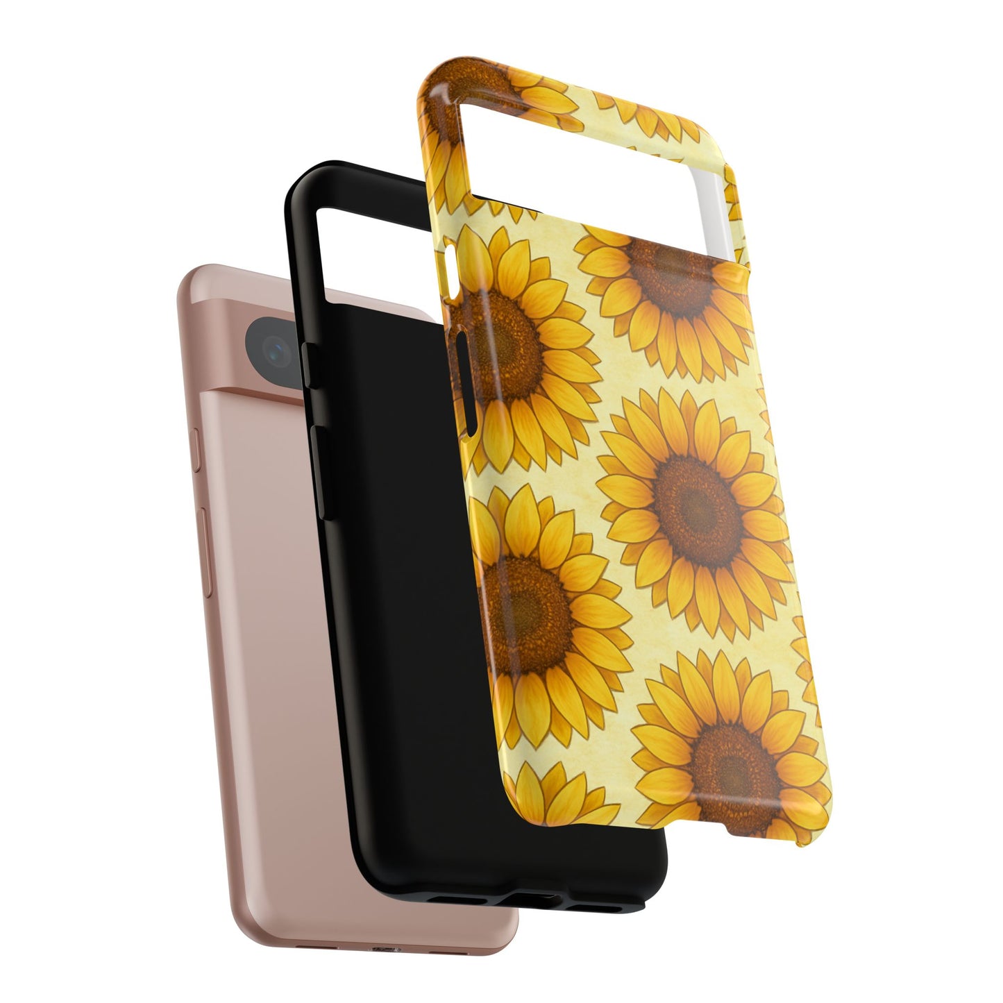 Sunflower Phone Cases - Tough Cases for Nature Lovers, Gift for Friends, Floral Design, Protective Case, Sunflower Decor