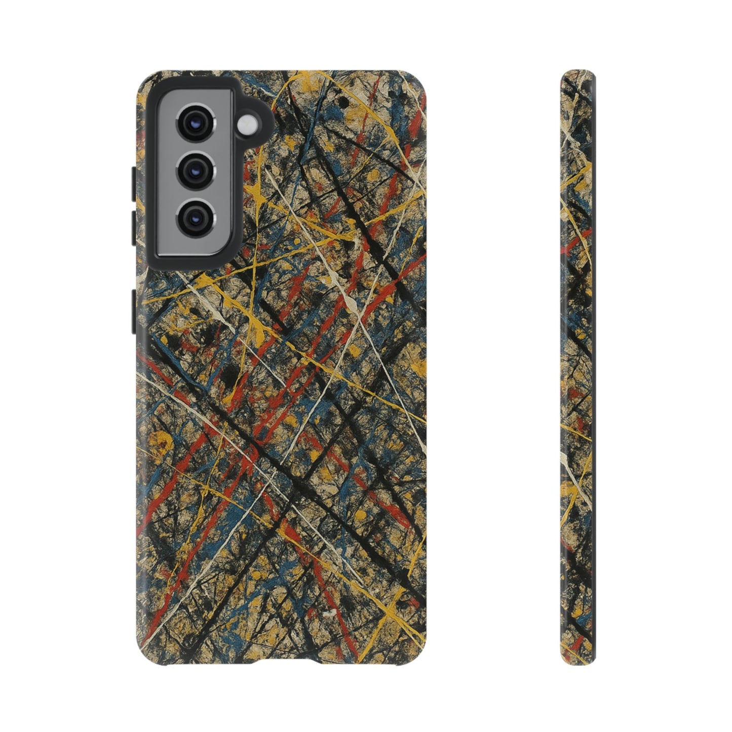 Tough Cases Phone Case - Bold Abstract Design, Stylish Mobile Cover, Unique Gift for Him/Her, Durable Accessory, Trendy Protection