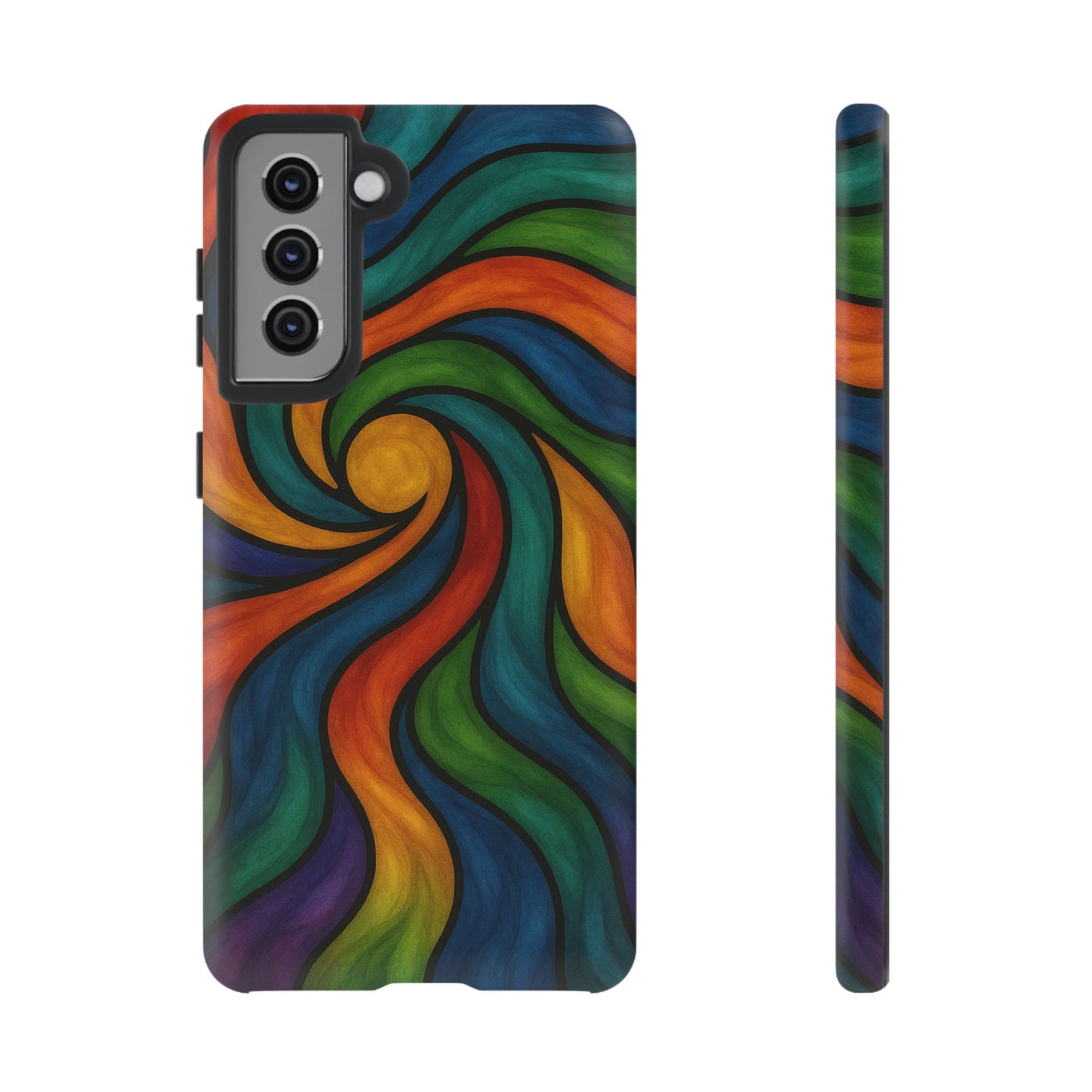 Colorful Swirl Phone Case | Tough Cases, Vibrant Design, Gift for Art Lovers, Funky Case, Unique Phone Accessories