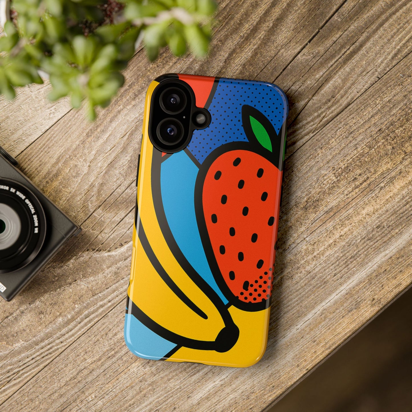 Colorful Fruit Phone Case - Tough Cases - Fun, Vibrant, Unique, Gifts for Friends, Summer Accessories, Trendy Phone Protector