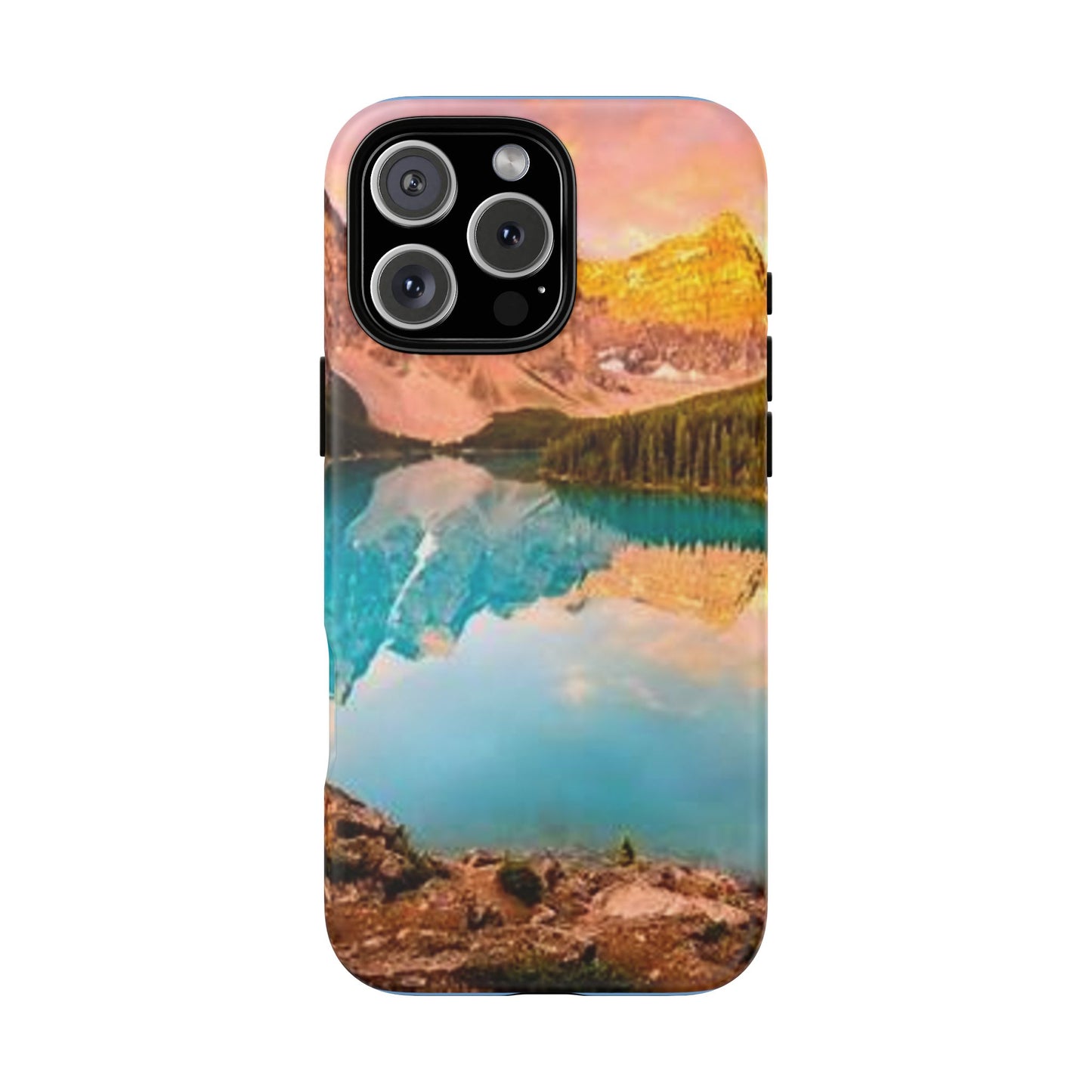 Nature-Inspired Phone Case with Mountain and Lake Design, Aesthetic Tough Cases for Outdoor Lovers, Phone Protection, Gift for Nature [...]
