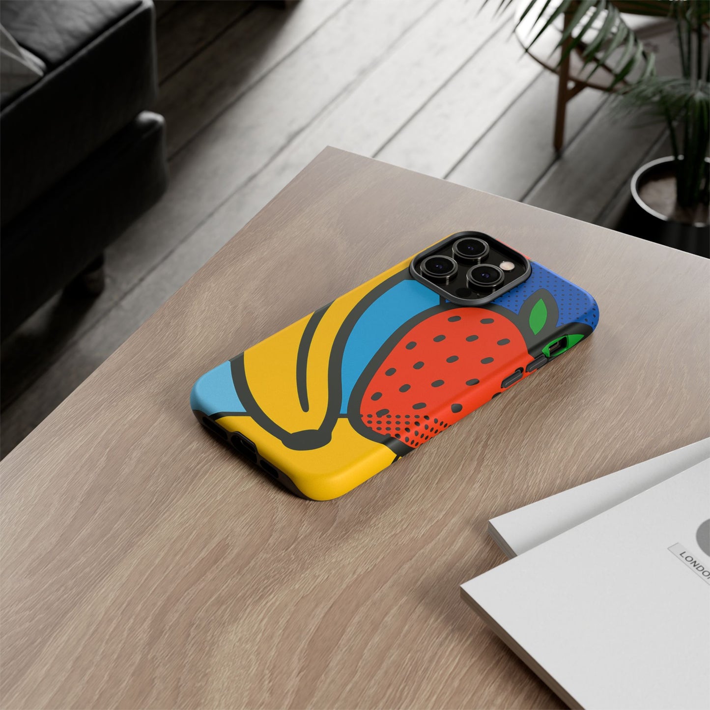 Colorful Fruit Phone Case - Tough Cases - Fun, Vibrant, Unique, Gifts for Friends, Summer Accessories, Trendy Phone Protector