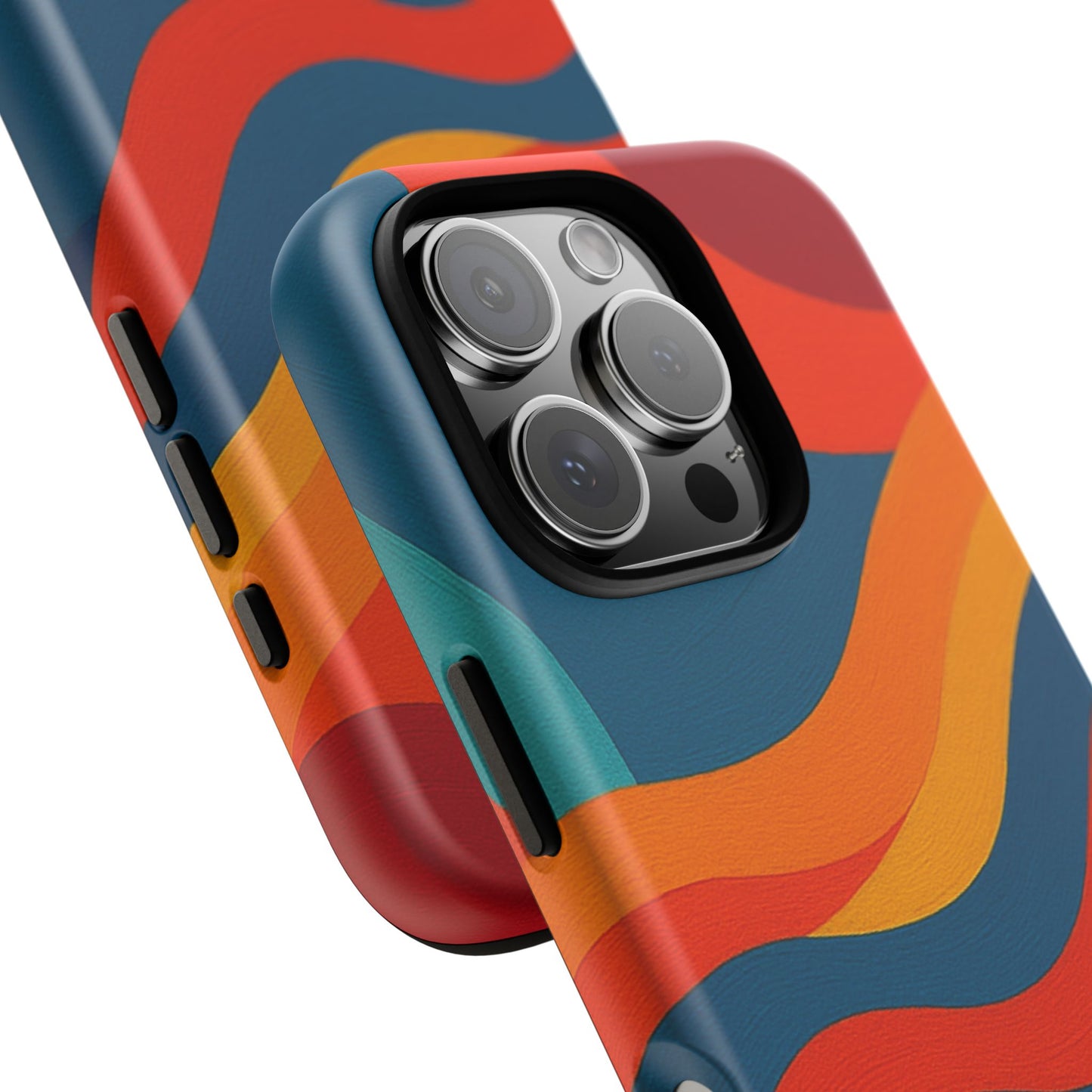Vibrant Phone Case, Abstract Design Cover, Tough Cases for All Occasions, Stylish Gift for Tech Lovers, Modern Phone Accessories