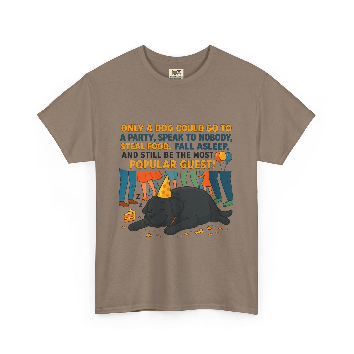 Funny Dog Lover Tee, Party Animal Shirt, Unique Gift for Dog Owners, Casual Wear, Pet Lover Gift, Birthdays, Dog Lovers