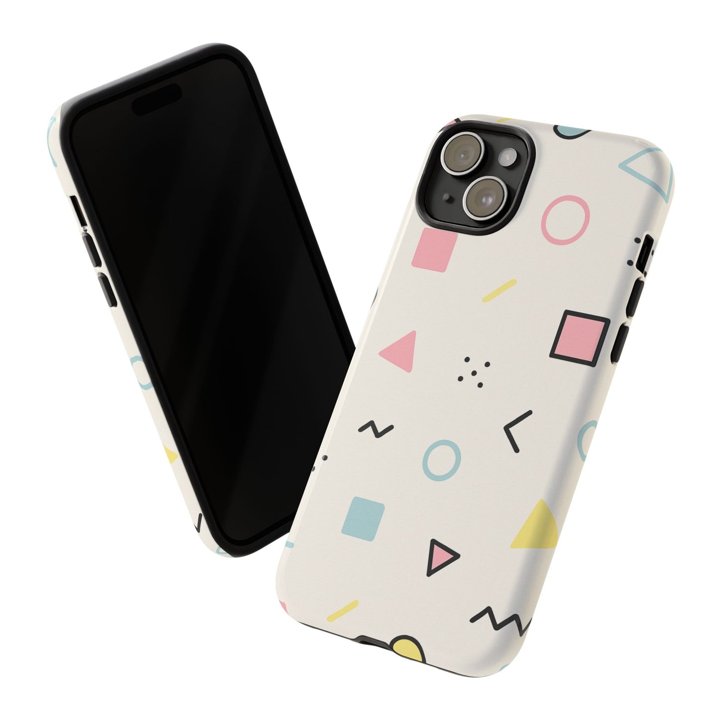 Geometric Phone Case - Stylish Tough Cases for Trendsetters, Unique Phone Covers, Modern Accessories, Gift Ideas for Her