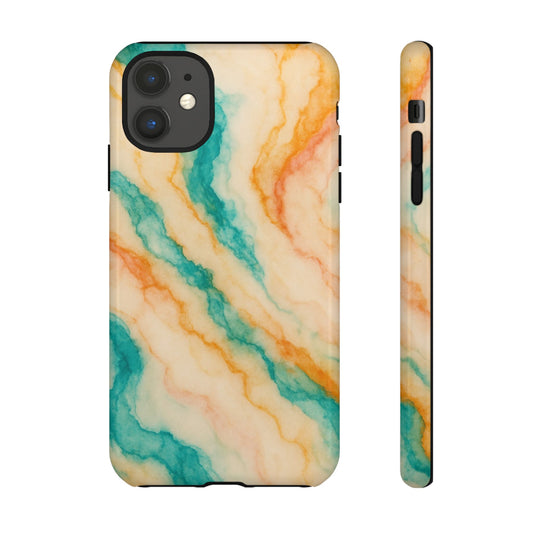 Stylish Phone Case - Tough Cases with Abstract Marble Design, Trendy Accessory, Gift for Her, Protective Case, Unique Phone Cover