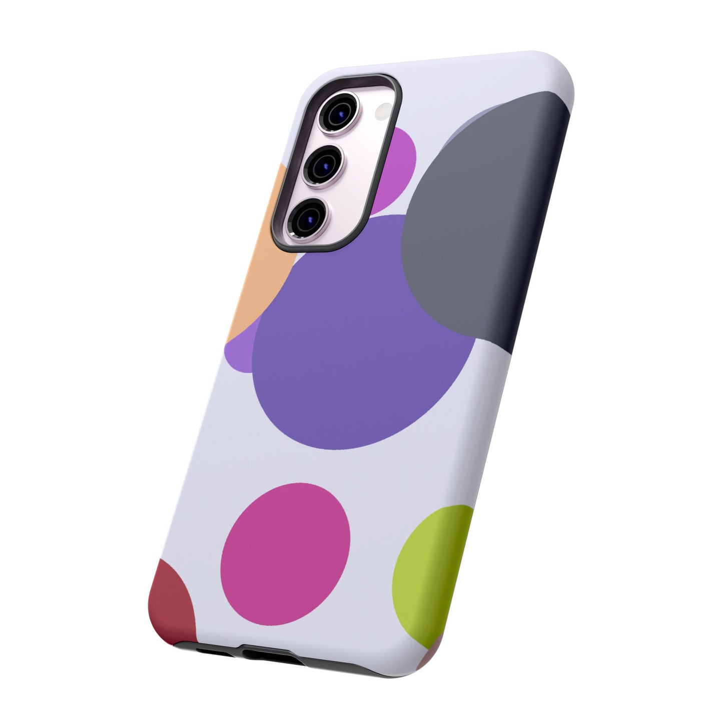 Colorful Geometric Phone Case, Bold Protective Cover for iPhone, Unique Gift for Trendy Teens, Fun Customizable Cases, Modern Design
