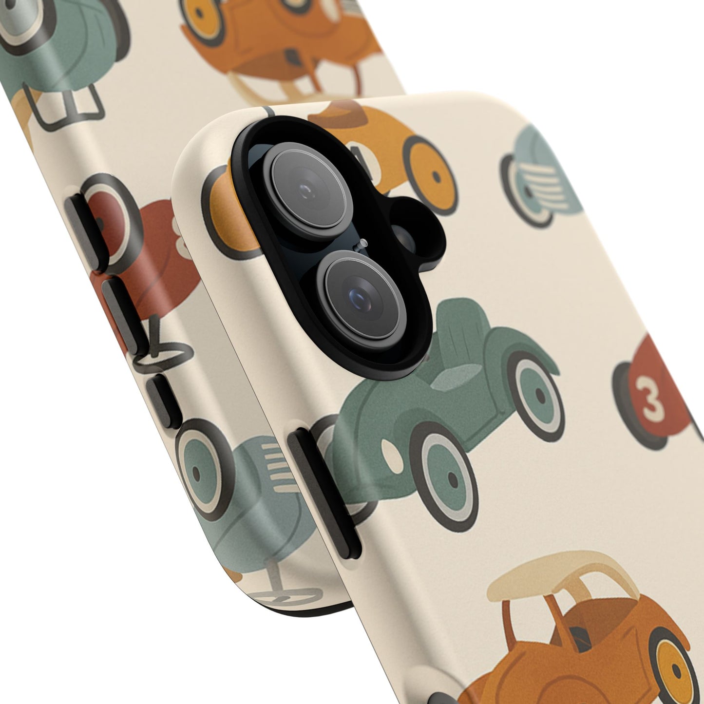 Vintage Car Phone Case, Tough Cases, Kids Gift, Car Lover Accessory, Retro Style, Phone Protection, Unique Design, pedal cars