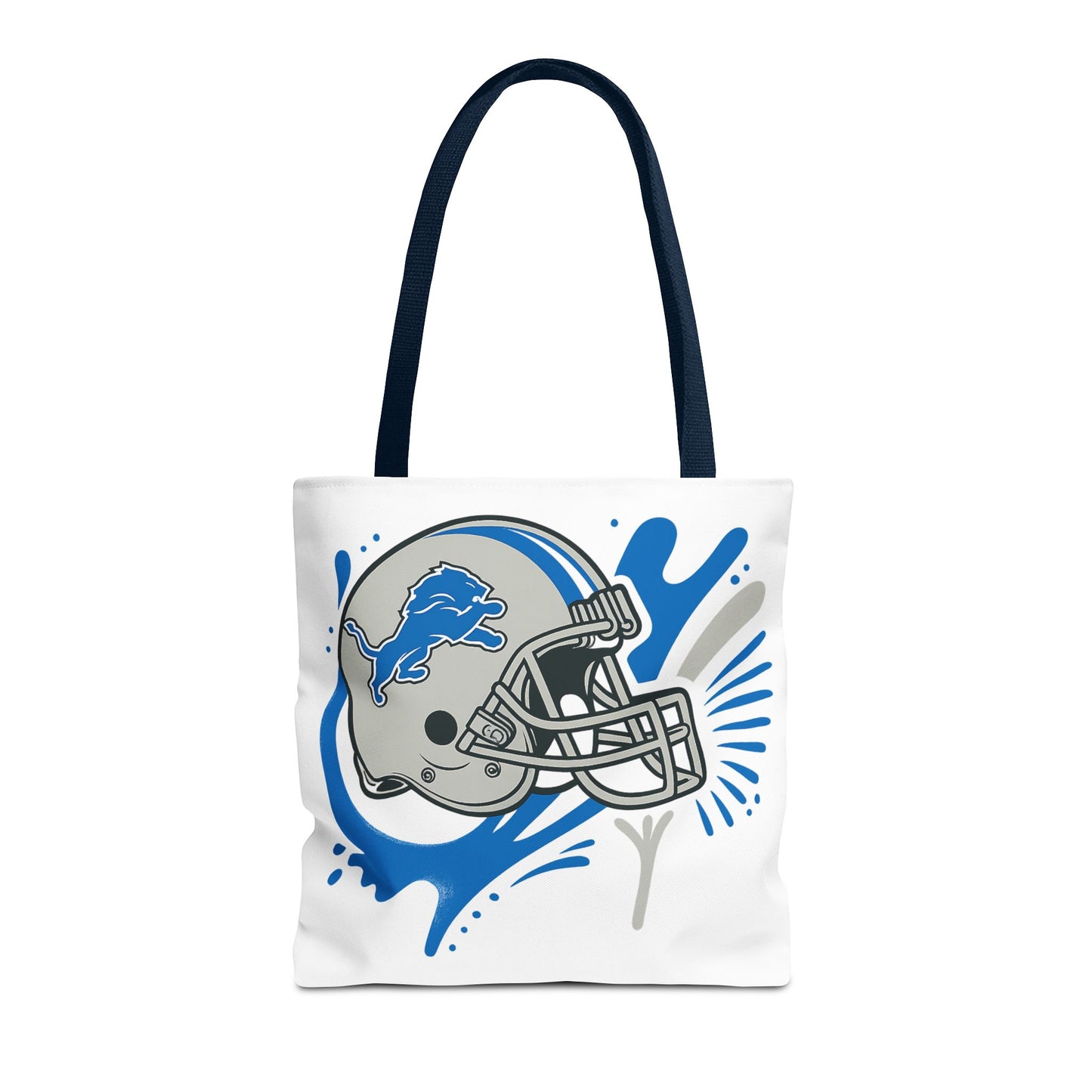 Sporty Tote Bag, Floral Football Tote, Game Day Bag, NFL Team Spirit Bag, Birthday Gift for Sports Fans, Everyday Use Bag