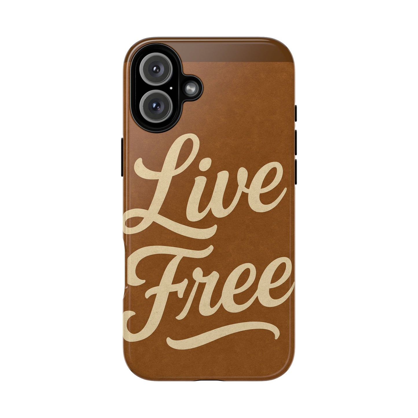 Live Free Phone Case, Tough Cases, Inspirational Phone Accessories, Gift for Adventurers, Customizable Design, Unique Tech Gifts