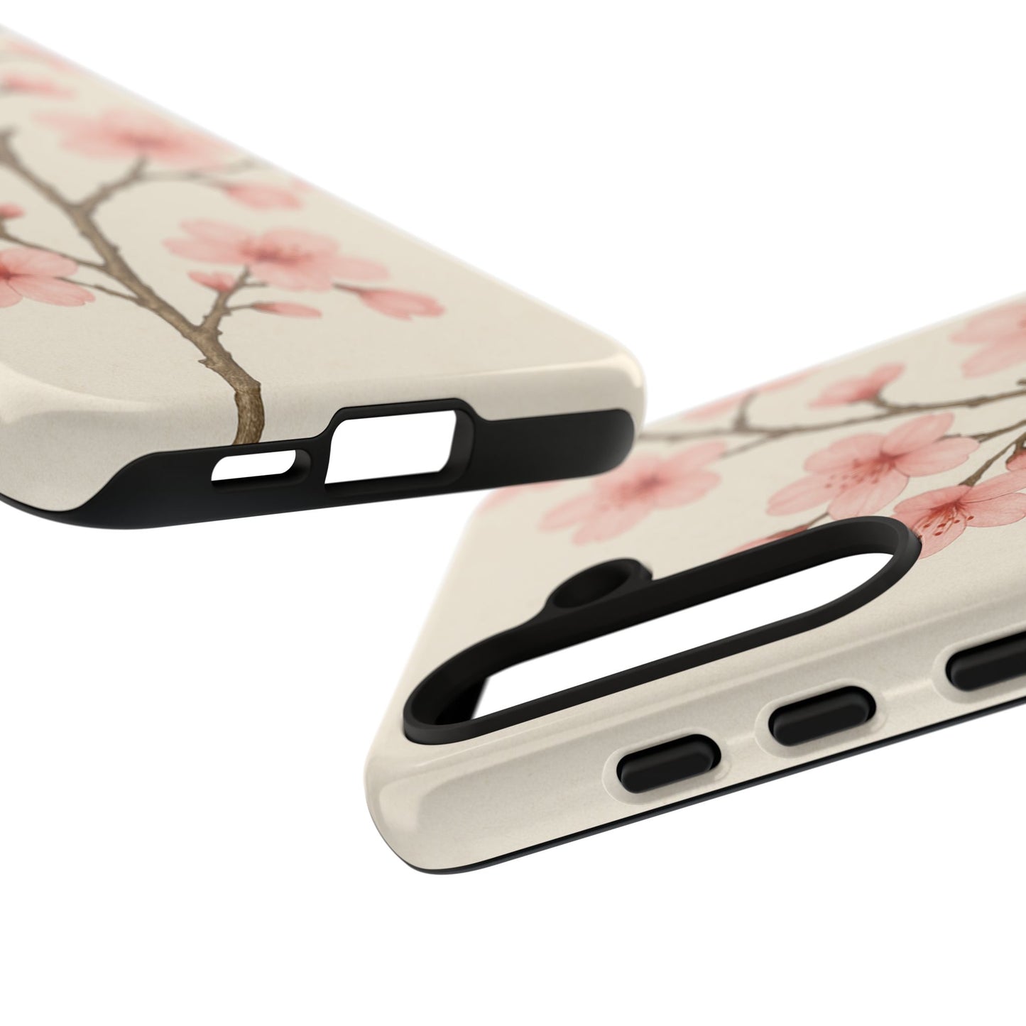 Cherry Blossom Phone Case, Floral Phone Cover, Tough Case for Gifts, Spring Decor, Cute Tech Accessories, Nature Lover's Gift