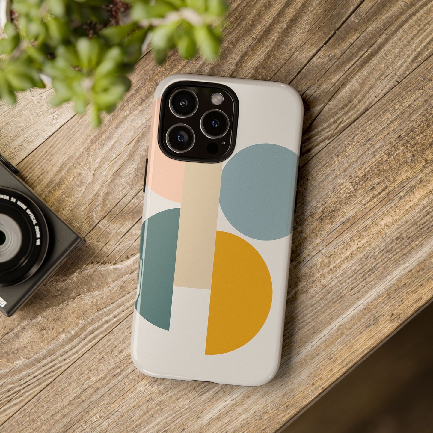 Minimalist Geometric Phone Case, Stylish Protective Cover for Phones, Modern Design, Gift for Him/Her, Trendy Tech Accessory