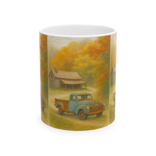 Cozy Autumn Vintage Truck Mug - Perfect for Fall Decor, Coffee Lovers, [...]