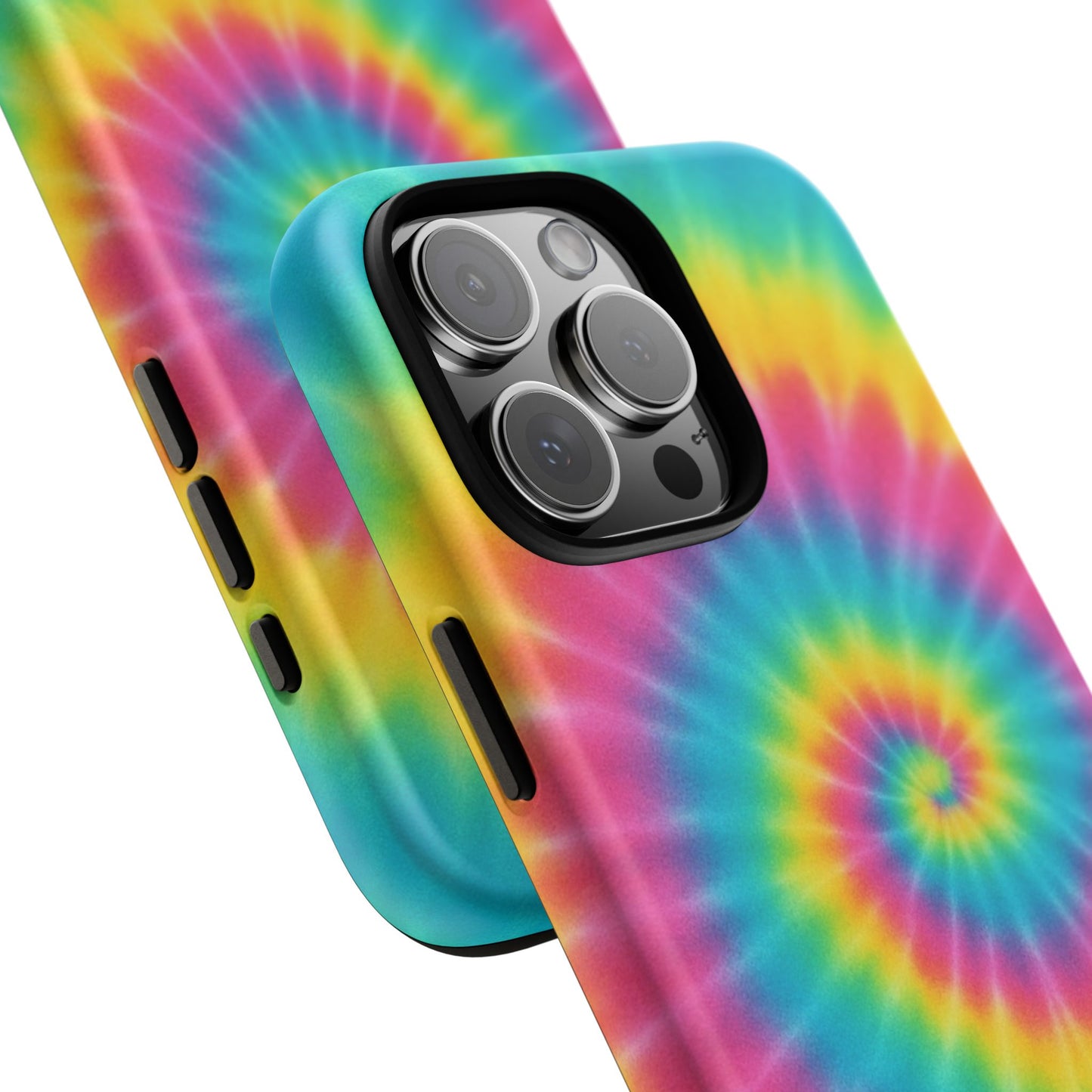 Colorful Tie-Dye Phone Case, Vibrant Phone Cover, Boho Style Accessory, Gift for Teens, Trendy Phone Accessories