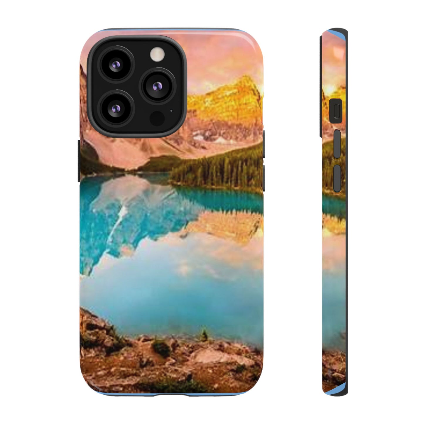 Nature-Inspired Phone Case with Mountain and Lake Design, Aesthetic Tough Cases for Outdoor Lovers, Phone Protection, Gift for Nature [...]
