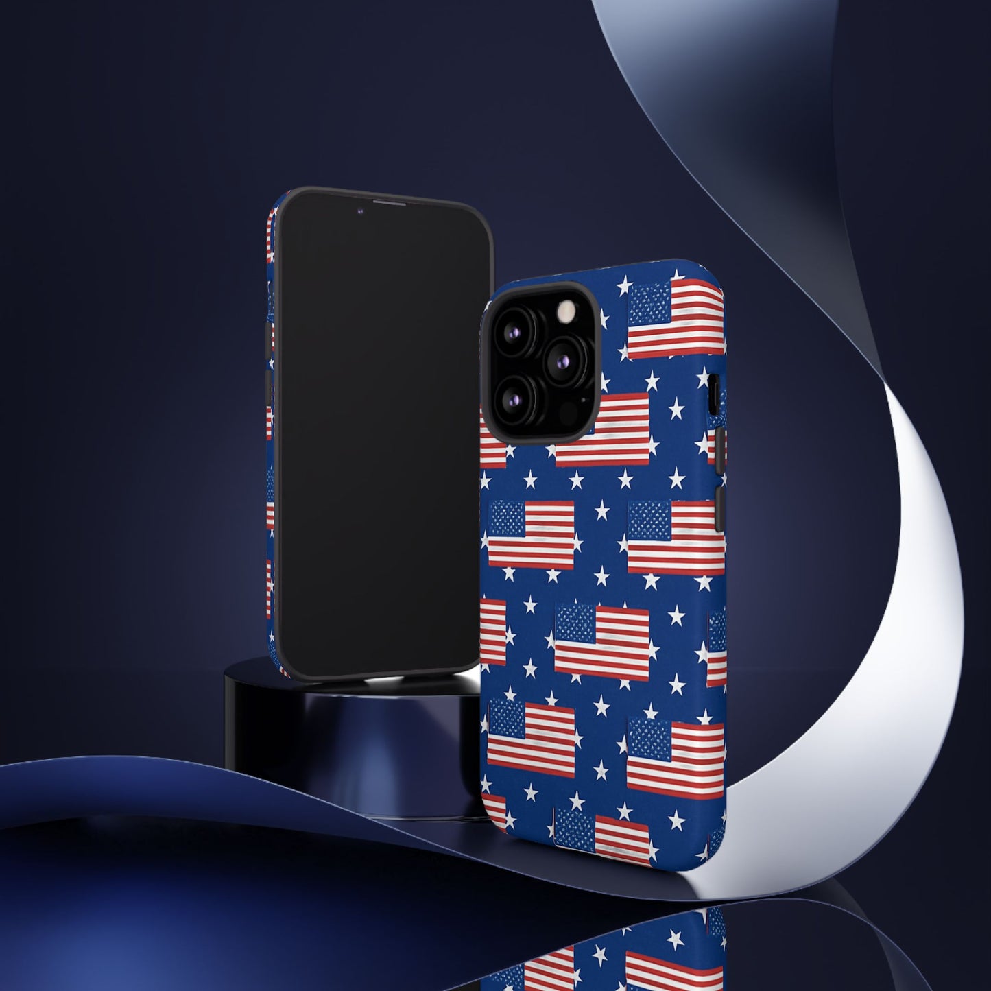 Patriotic Phone Case, Independence Day Accessories, American Flag Design, Star-Spangled Cover, Summer BBQ Gift