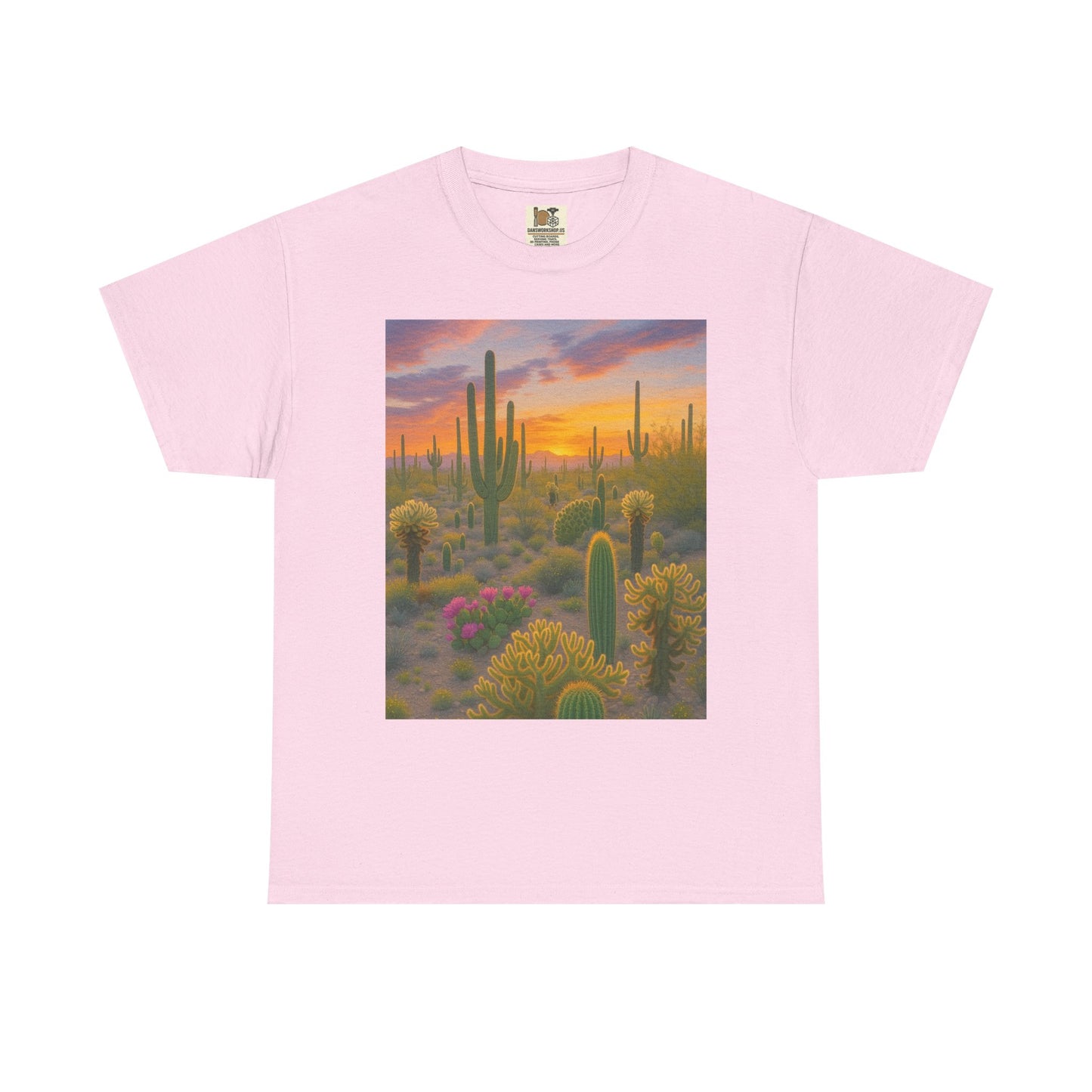 Desert Sunset Unisex Tee, Boho Style Shirt, Nature Lover Gift, Cactus [...]
