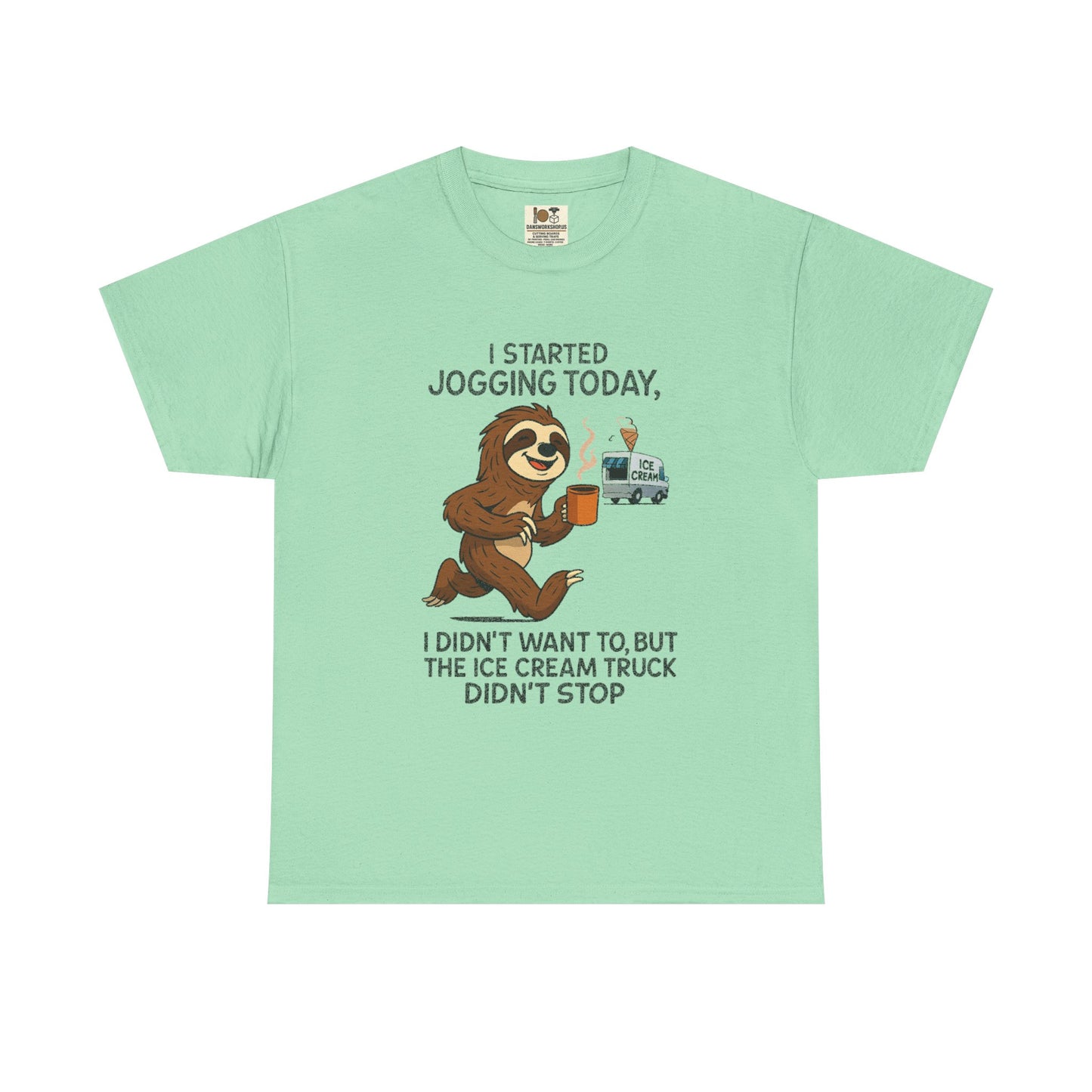 Funny Sloth Jogging T-Shirt | Gift for Exercise Lovers, Animal Humor Tee, Cute Sloth Apparel, Birthday Gift, Casual Wear