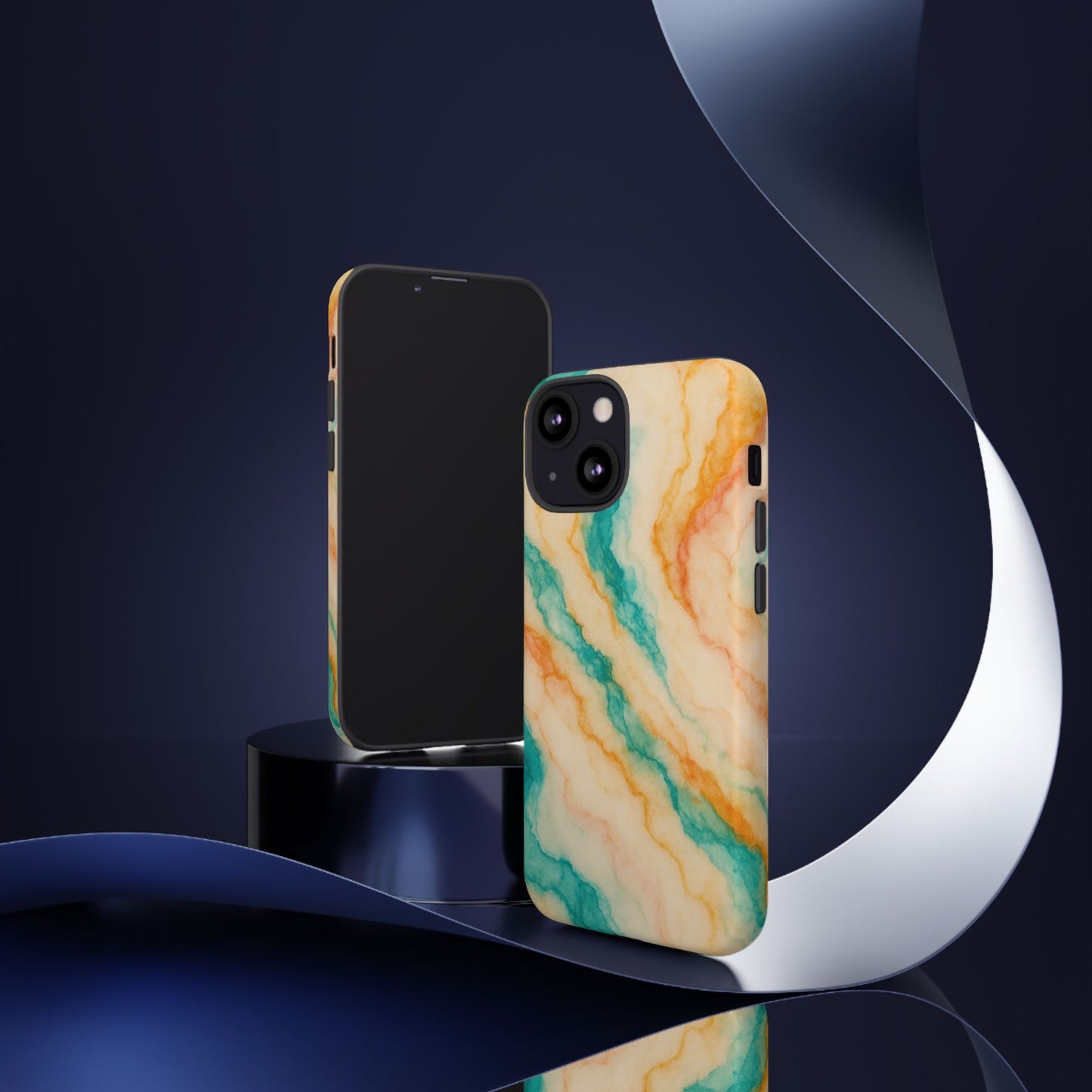 Stylish Phone Case - Tough Cases with Abstract Marble Design, Trendy Accessory, Gift for Her, Protective Case, Unique Phone Cover