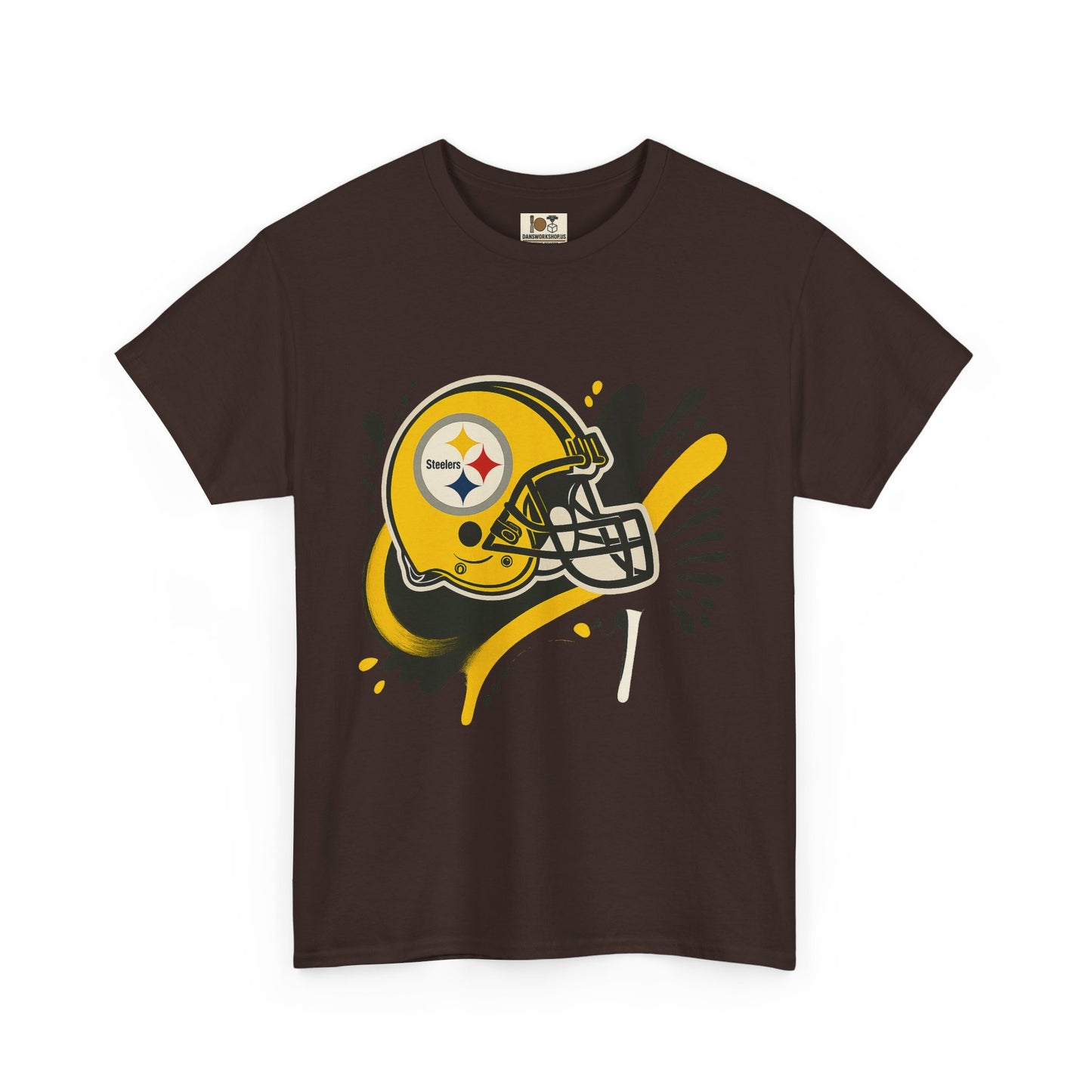 Pittsburgh Steelers Inspired Unisex Heavy Cotton Tee, Sports Fan T-Shirt, Game Day Apparel, Gift for Him/Her, Football Season Style