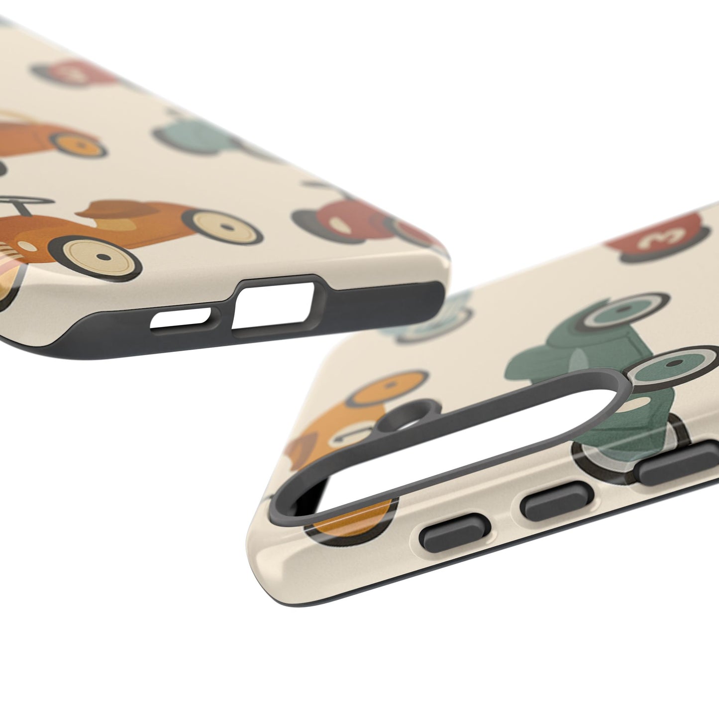 Vintage Car Phone Case, Tough Cases, Kids Gift, Car Lover Accessory, Retro Style, Phone Protection, Unique Design, pedal cars