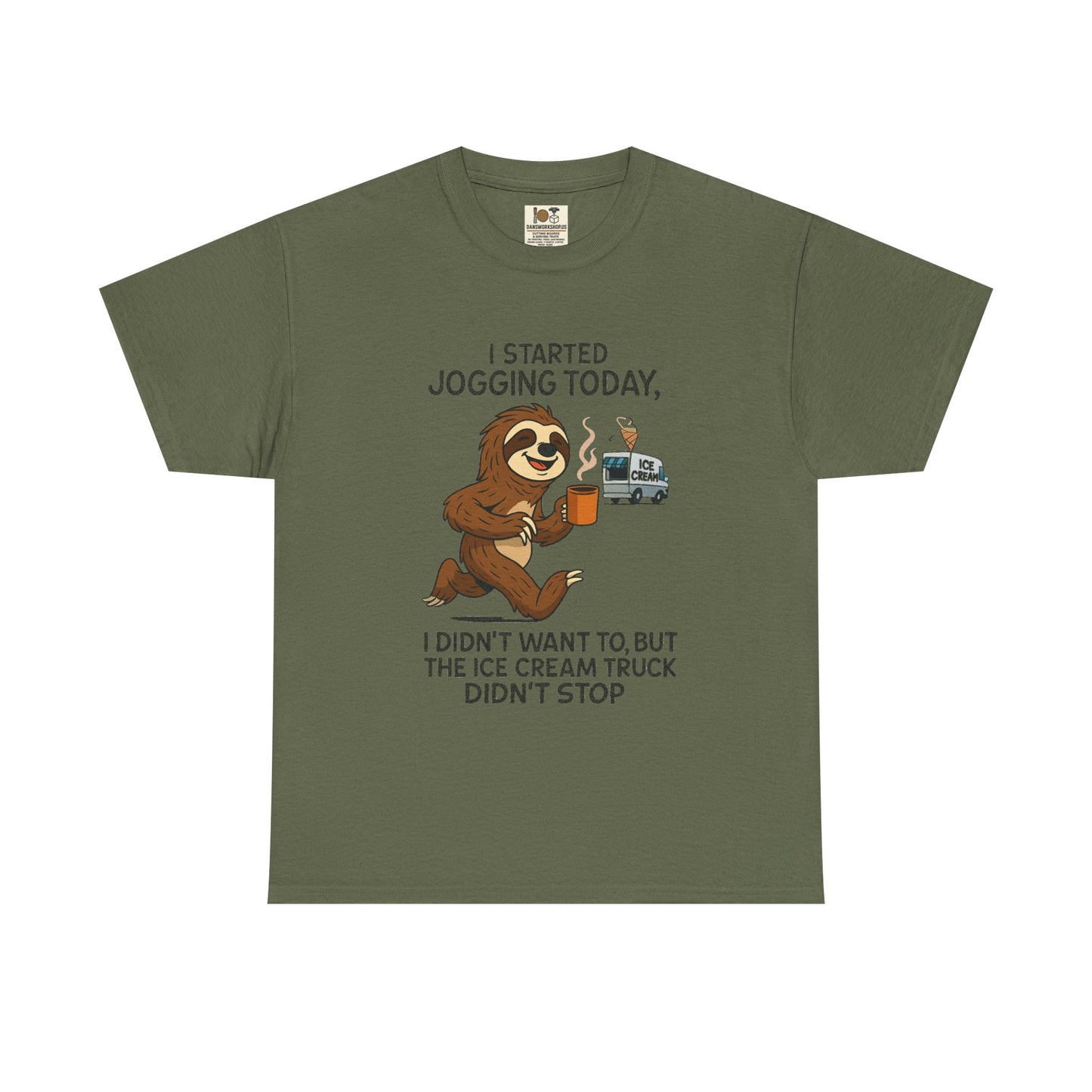 Funny Sloth Jogging T-Shirt | Gift for Exercise Lovers, Animal Humor Tee, Cute Sloth Apparel, Birthday Gift, Casual Wear