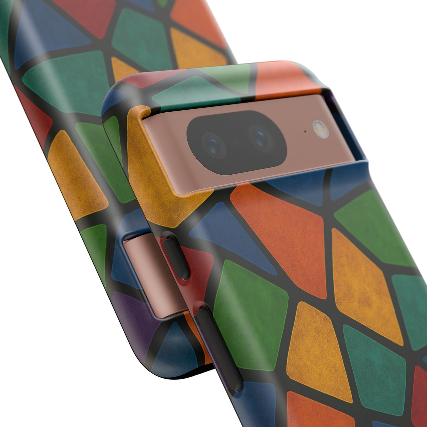 Colorful Mosaic Phone Case, Tough Cell Phone Cover, Vibrant Smartphone Protector, Unique Gift for Weddings, Birthday, Holidays