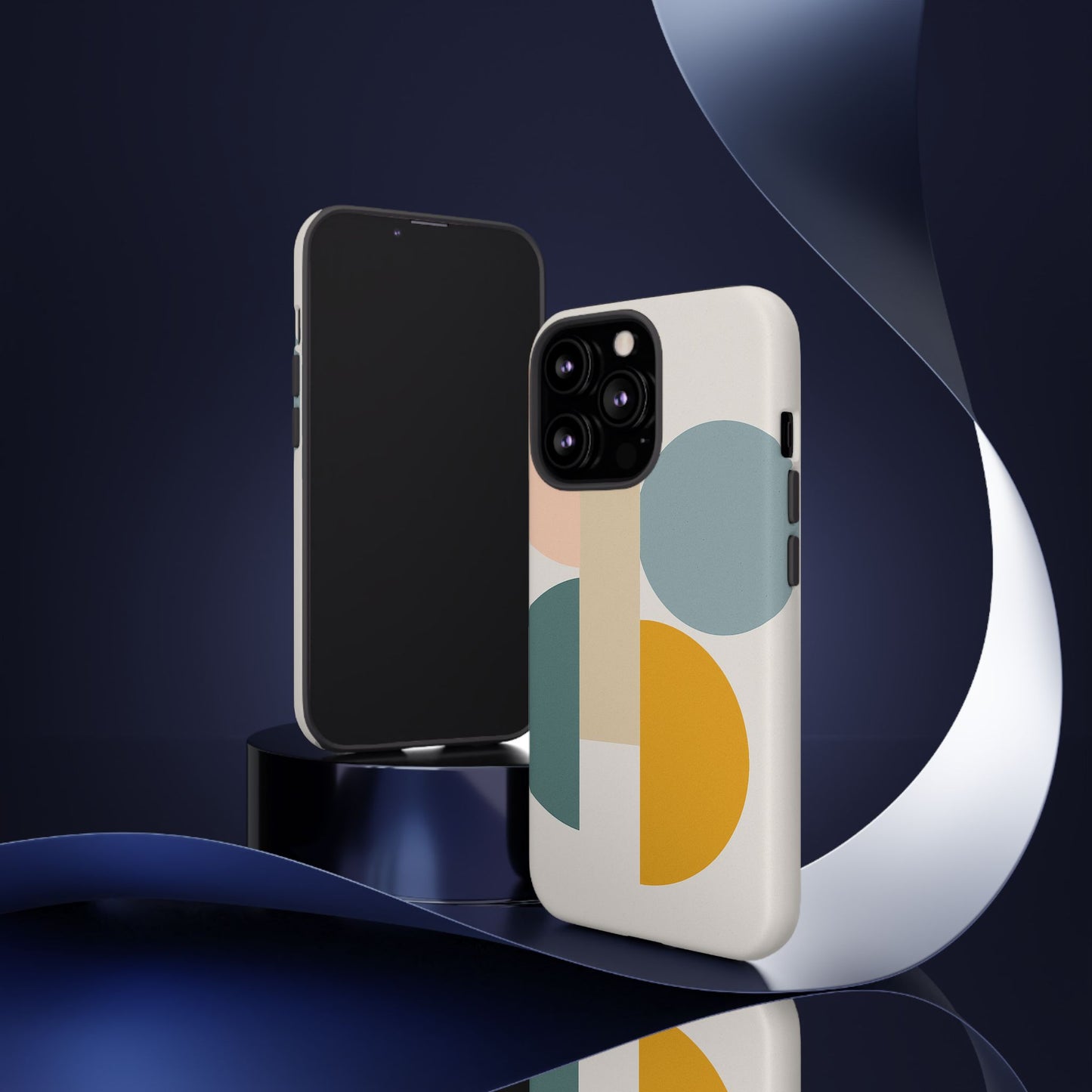 Minimalist Geometric Phone Case, Stylish Protective Cover for Phones, Modern Design, Gift for Him/Her, Trendy Tech Accessory
