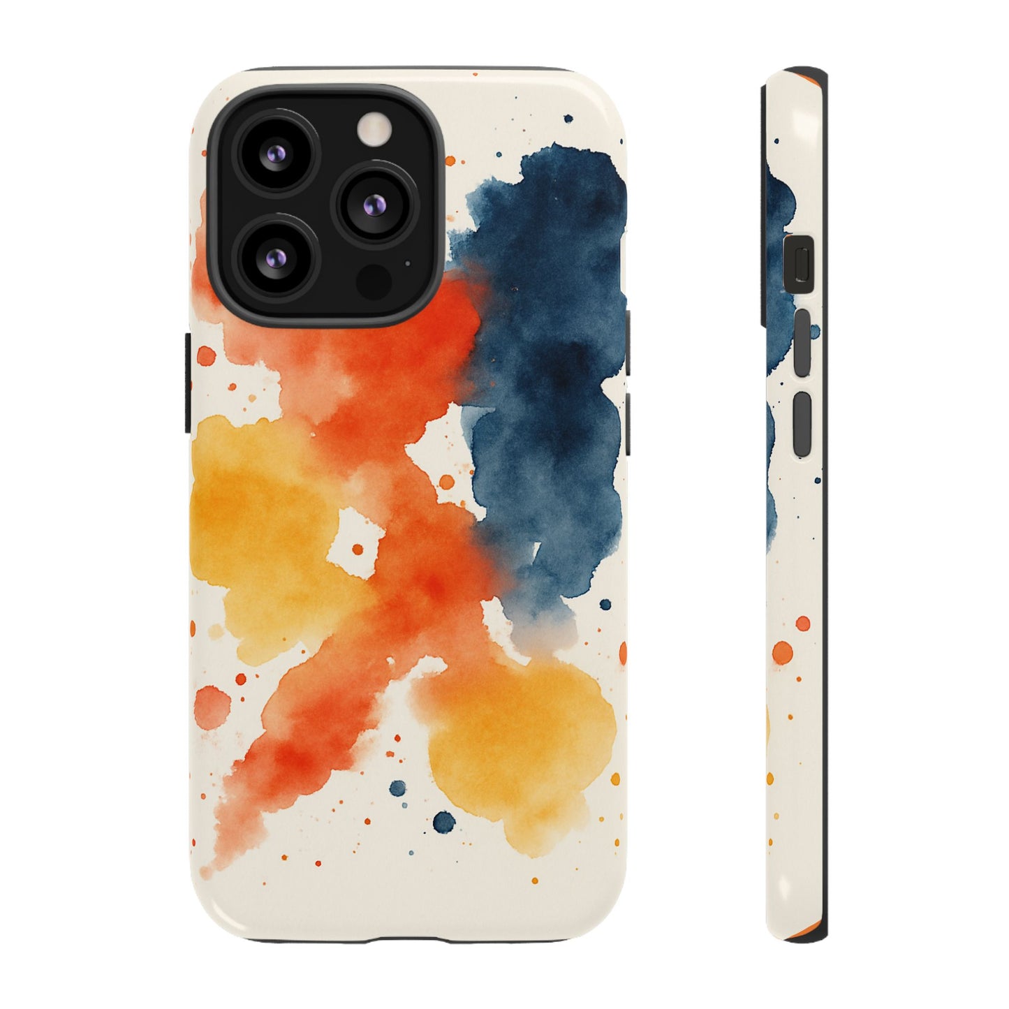 Watercolor Phone Case - Abstract Design, Tough Cases for Men & Women, Stylish Gift, Artistic Accessory for All Occasions