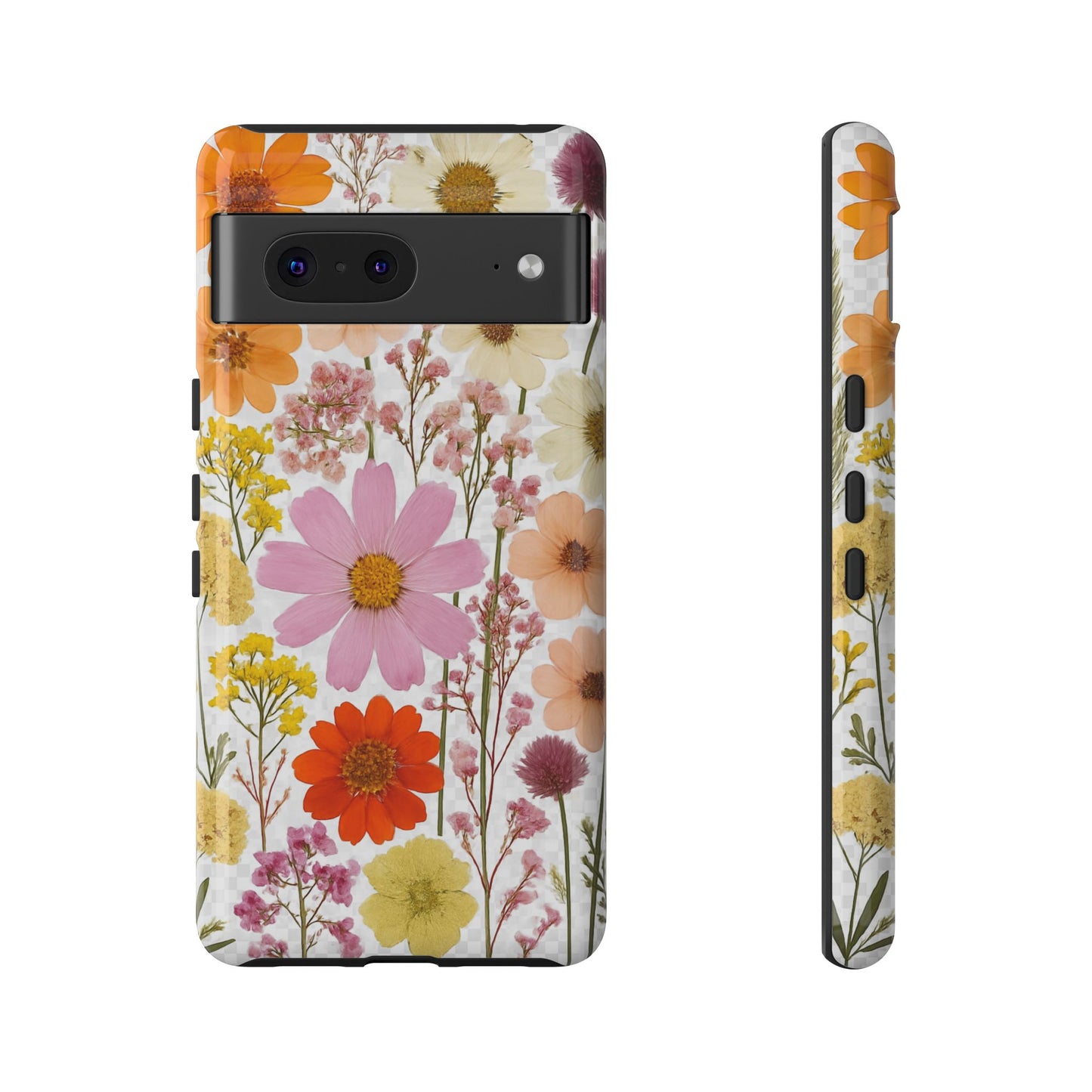 Floral Phone Case - Tough Cases, Stylish Protective Cover, Flower Design, Trendy Gift, Nature Lover Accessory, DRIED FLOWERS