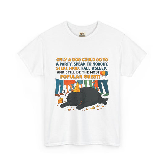 Funny Dog Lover Tee, Party Animal Shirt, Unique Gift for Dog Owners, Casual Wear, Pet Lover Gift, Birthdays, Dog Lovers