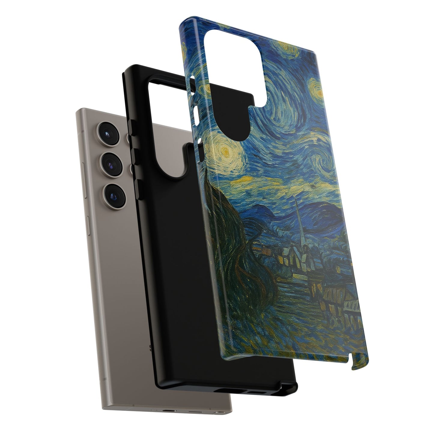 Starry Night Phone Case, Artistic Cell Phone Cover, Gift for Art Lovers, Unique Phone Accessory, Birthday Gift for Him/Her, Tough Cases