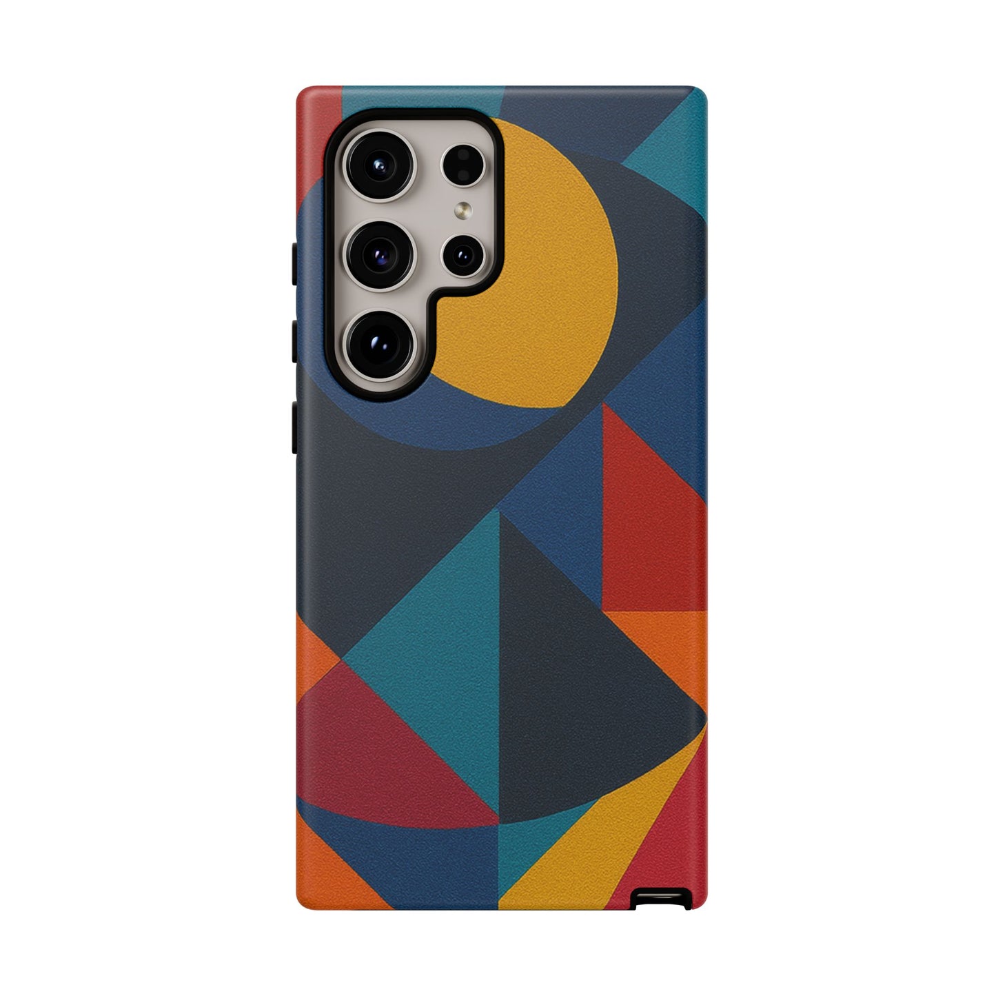 Vibrant Phone Case, Colorful Phone Cover, Geometric Design, Artistic Gift, Trendy Accessory, Vibrant Colors, Unique Design
