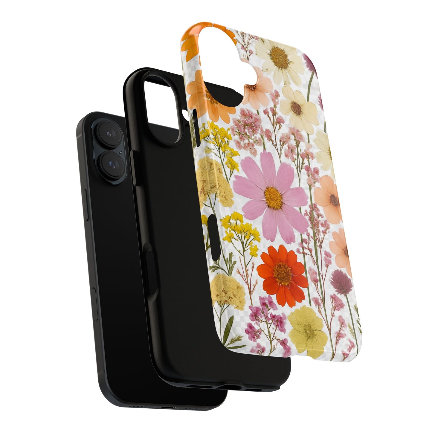 Floral Phone Case - Tough Cases, Stylish Protective Cover, Flower Design, Trendy Gift, Nature Lover Accessory, DRIED FLOWERS