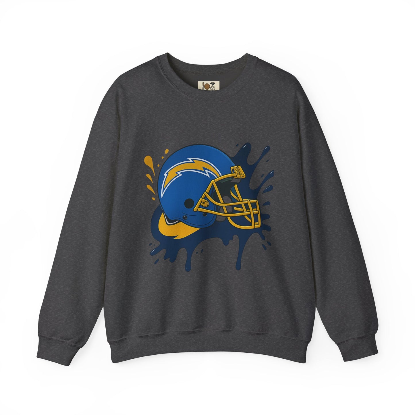 Sporty Splash Crewneck Sweatshirt - Football Lover Gift, Unisex Casual Wear, Game Day Attire, Cozy Sweatshirt, Fall Fashion