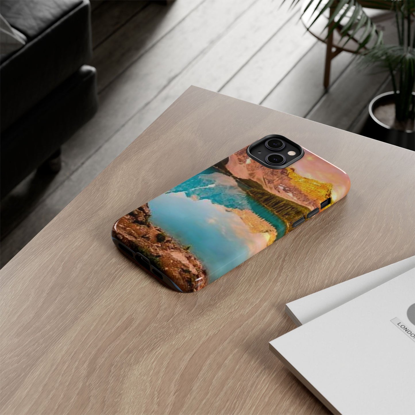 Nature-Inspired Phone Case with Mountain and Lake Design, Aesthetic Tough Cases for Outdoor Lovers, Phone Protection, Gift for Nature [...]